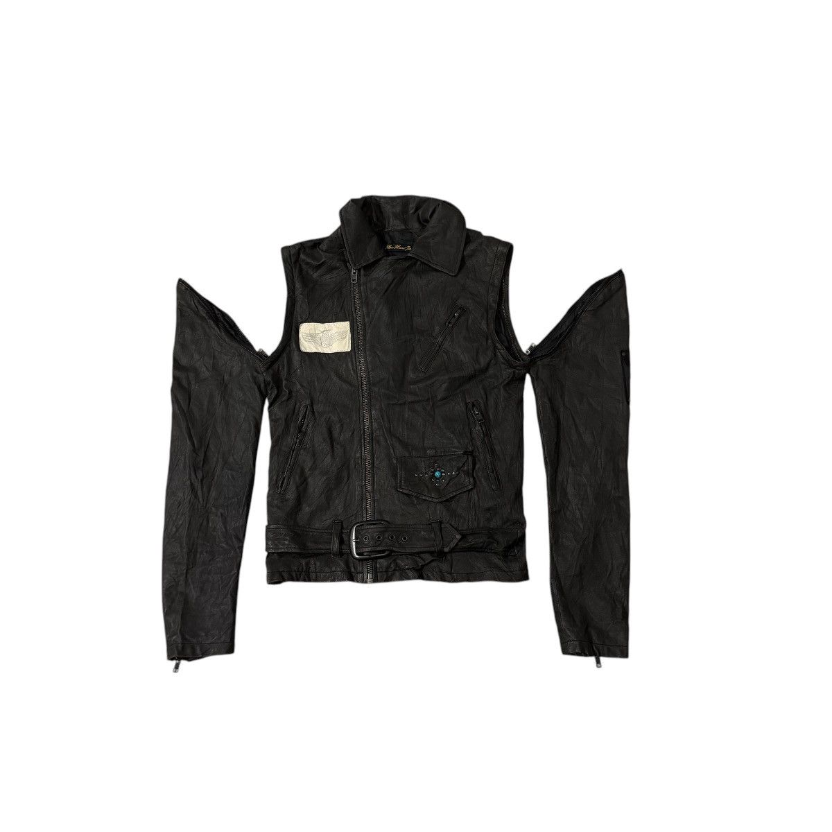 If Six Was Nine Vtg Small Parts Undercover Inspired Pigskin Leather Jacket Size US S / EU 44-46 / 1 - 1 Thumbnail