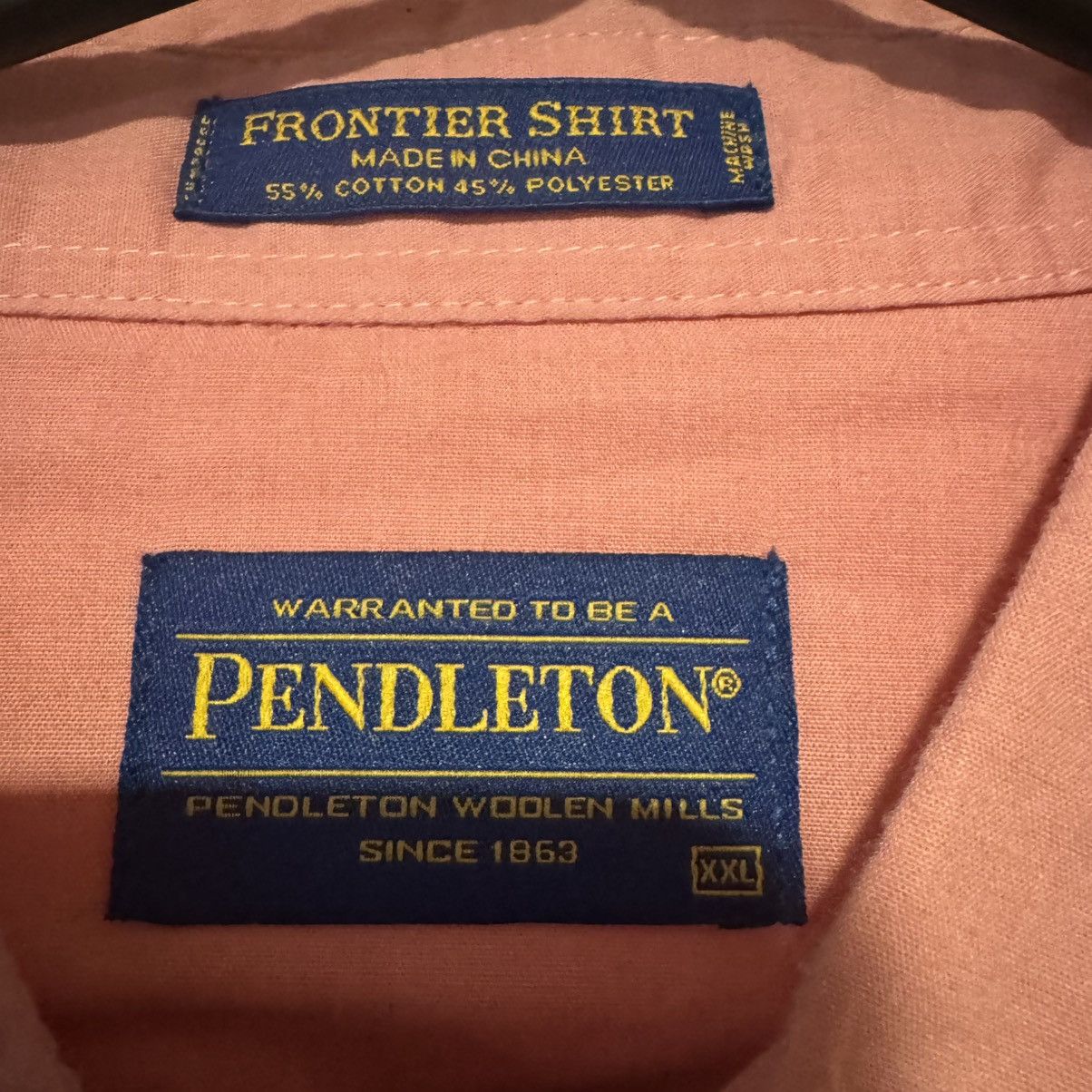 Pendleton Pink Pendleton Pearl Snap Western Frontier Shirt XXL Cotton Size US XXL / EU 58 / 5 - 7 Thumbnail