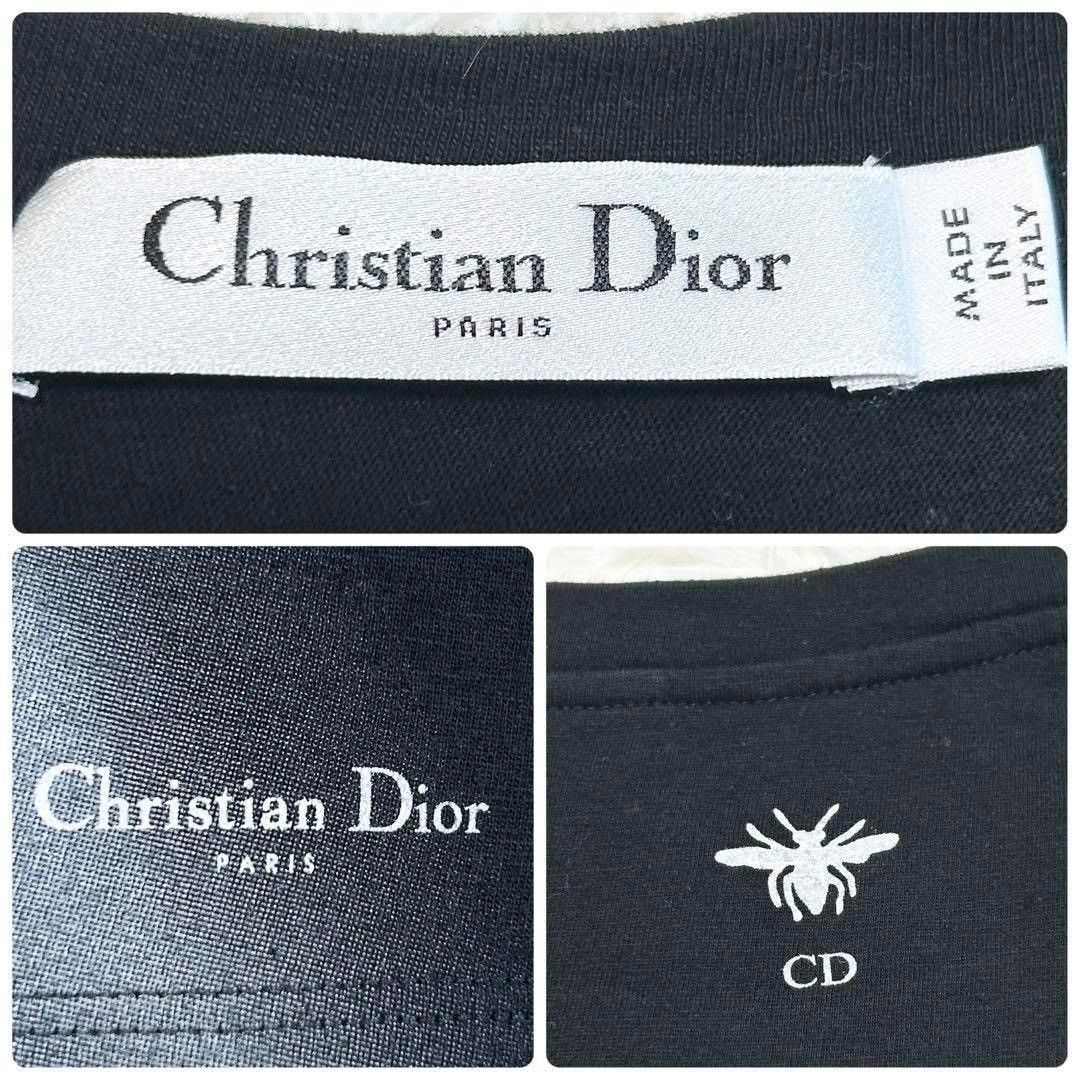 24SS Dior Eiffel Tower T-shirt Black XS Woman Shirt Blouse