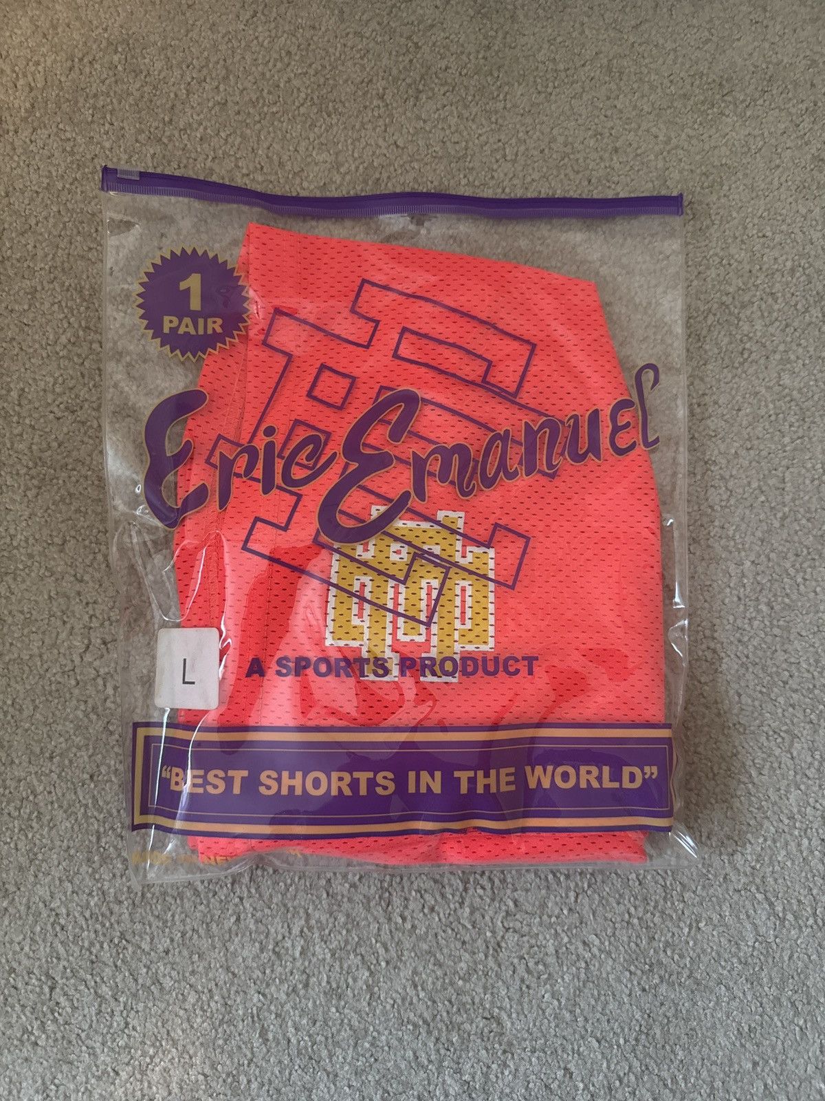 Eric Emanuel Eric Emanuel orange shorts Size US 34 / EU 50 - 1 Thumbnail