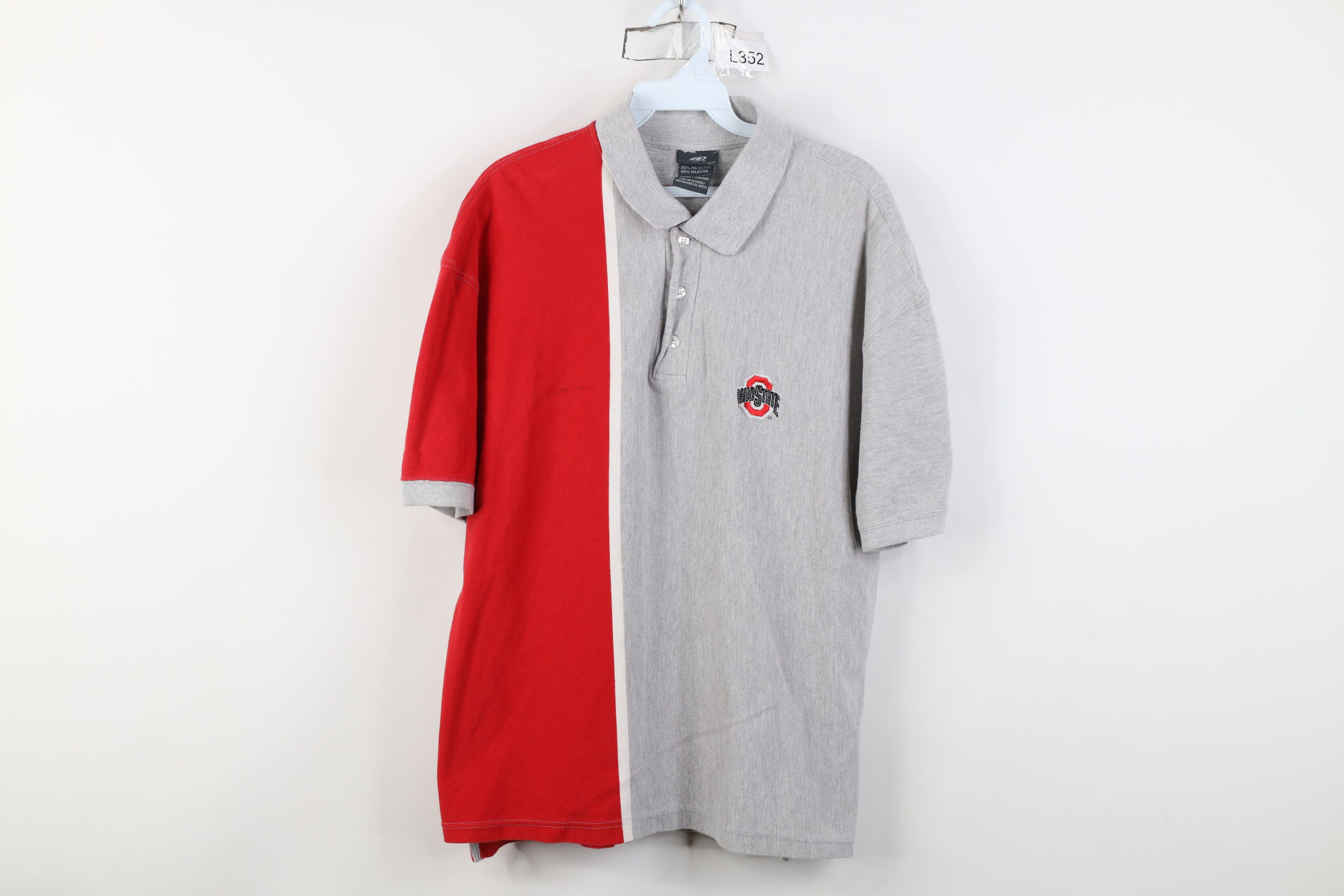 Vintage Vintage 90s Ohio State University Golf Polo Shirt Cotton Size US XL / EU 56 / 4 - 1 Thumbnail