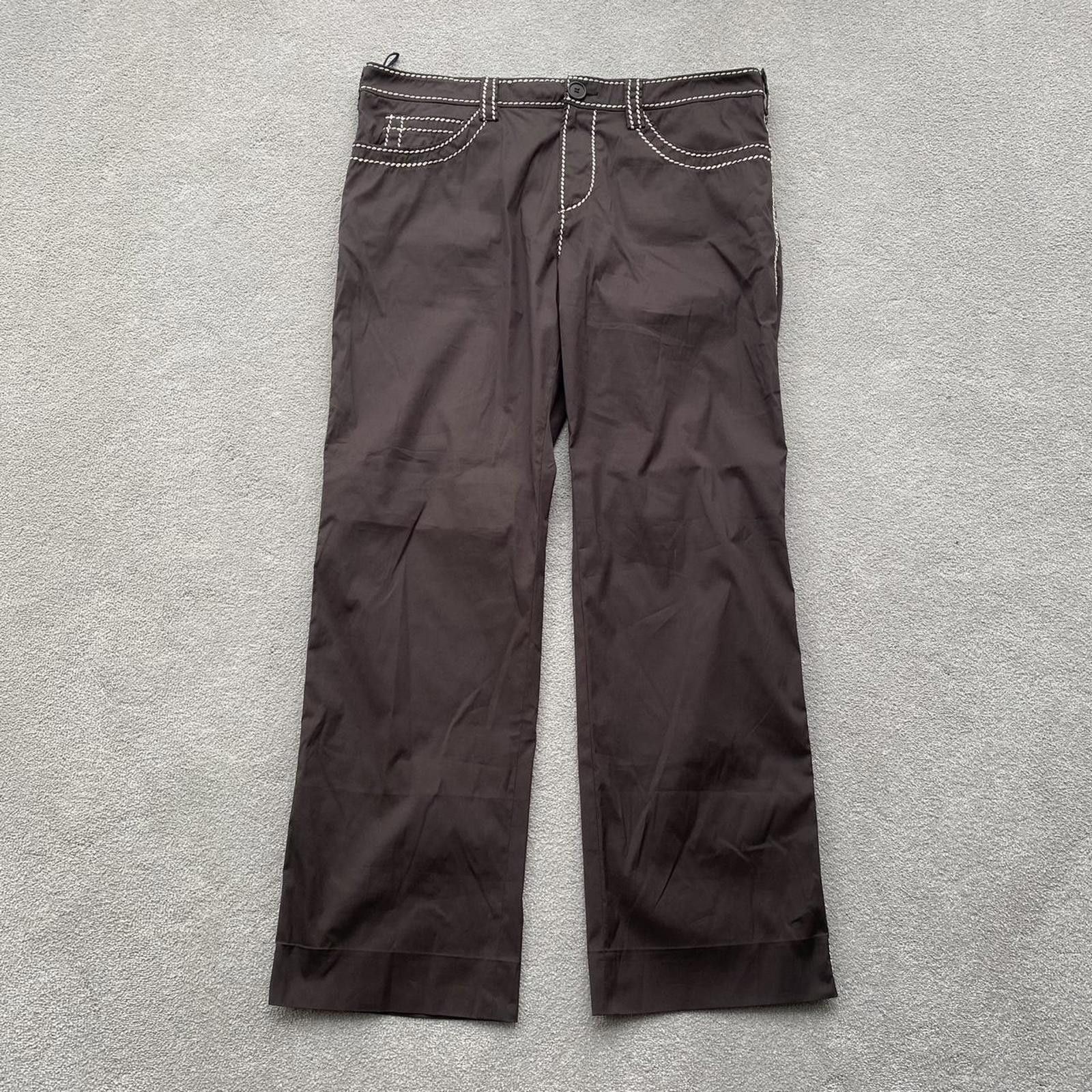 Prada Prada Nylon Contrast Stitch Technical Utility Trousers. Size US 36 / EU 52 - 1 Thumbnail