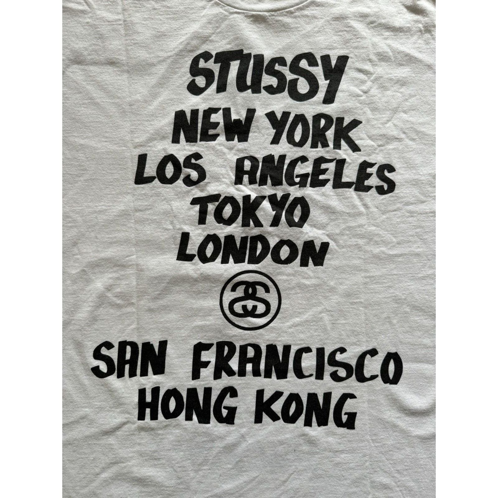 Stussy Vintage Stussy World tour Boxy t-shirt Size US XL / EU 56 / 4 - 2 Thumbnail