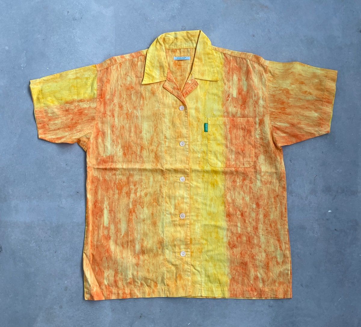 Benetton × United Colors Of Benetton BENETTON MARBLE SHIRT Size US L / EU 52-54 / 3 - 1 Thumbnail