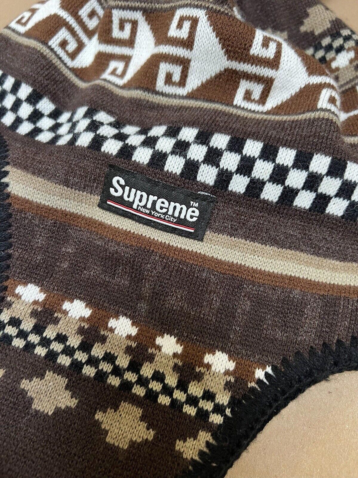 Supreme FW09 Supreme Earflap Peruvian Hat Pom Pom Beanie Nepali Size ONE SIZE - 2 Thumbnail