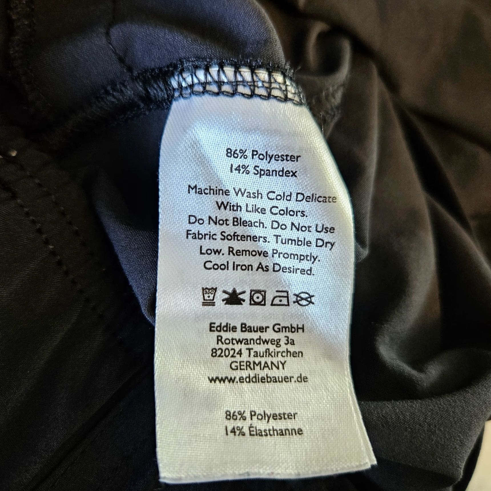 Eddie Bauer Eddie Bauer Womens Pants XL Pull On Black Solid High Rise Size 40" / US 18 - 6 Thumbnail