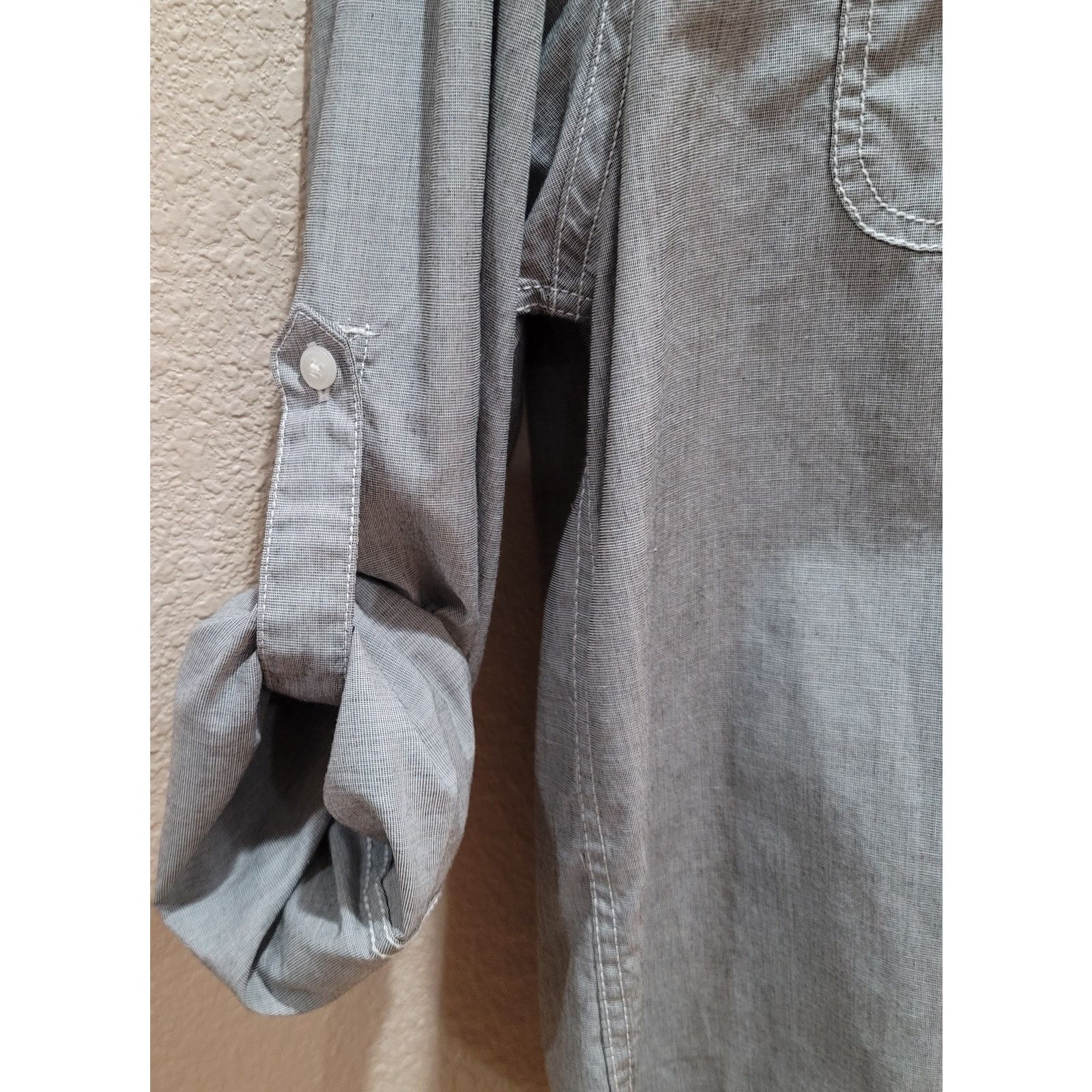 Other Michael Brandon Gray Button Up Men's Shirt Medium Size US M / EU 48-50 / 2 - 2 Thumbnail