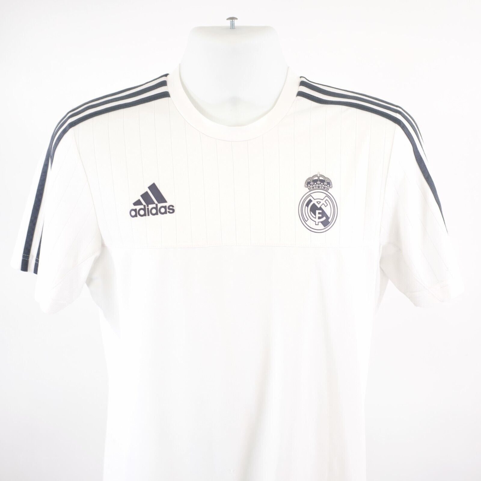 Adidas DAMAGED Adidas Halla Madrid White Medium Climacool Jersey T- Size US M / EU 48-50 / 2 - 1 Thumbnail