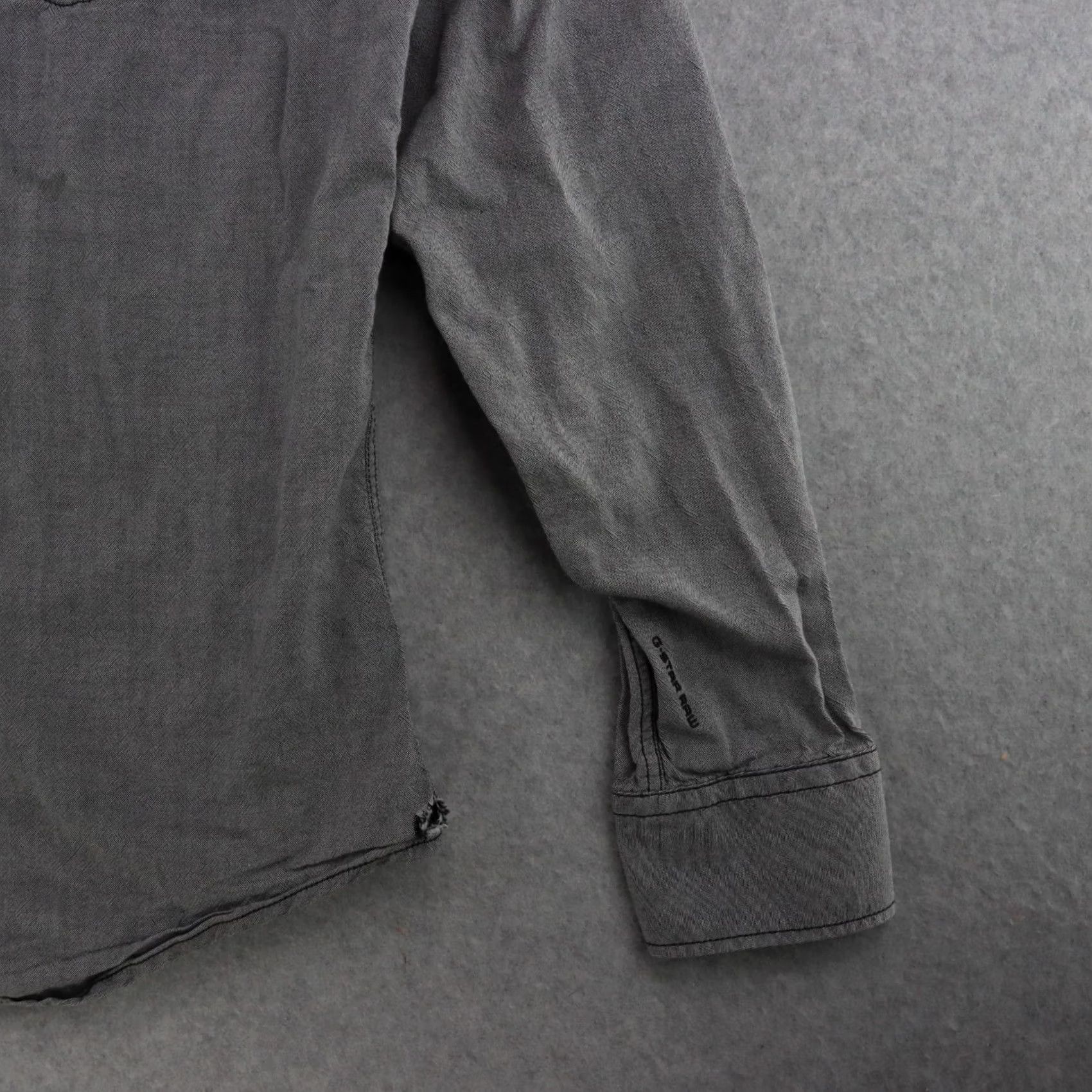 G-Star G-star RAW Tailor Shirt MENS Medium Gray Lightweight Button-Up Long Sleeve Size US M / EU 48-50 / 2 - 7 Thumbnail