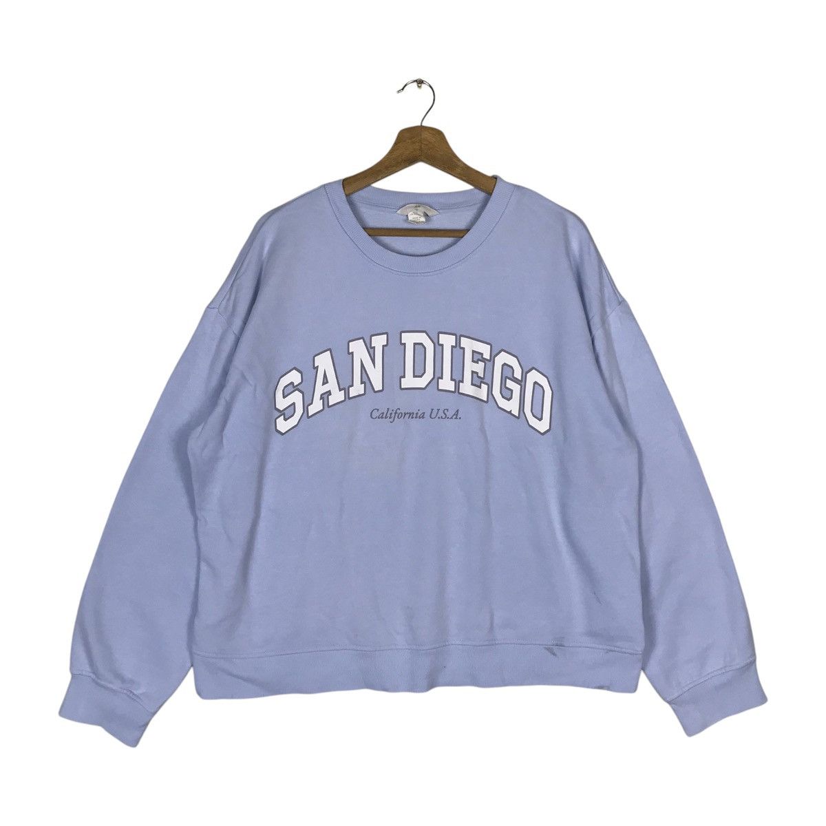 H&M Vintage Hennes and Mauritz H&M San Diego California Pullover Size US M / EU 48-50 / 2 - 1 Thumbnail