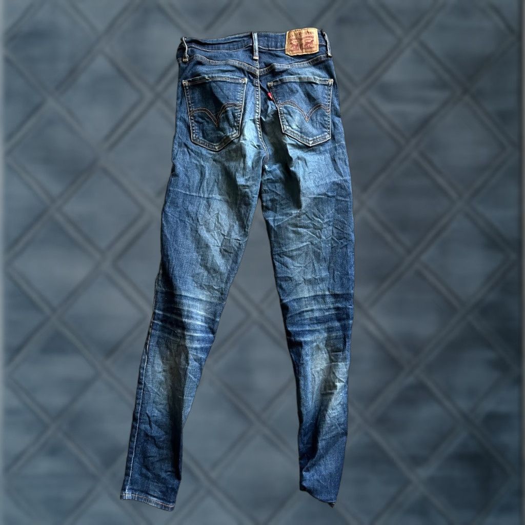 Levi's Levi's Mile High Super Skinny Jeans Womens 29 (26W x 28L) Blue High Rise Stretch Denim Size 29" - 1 Thumbnail