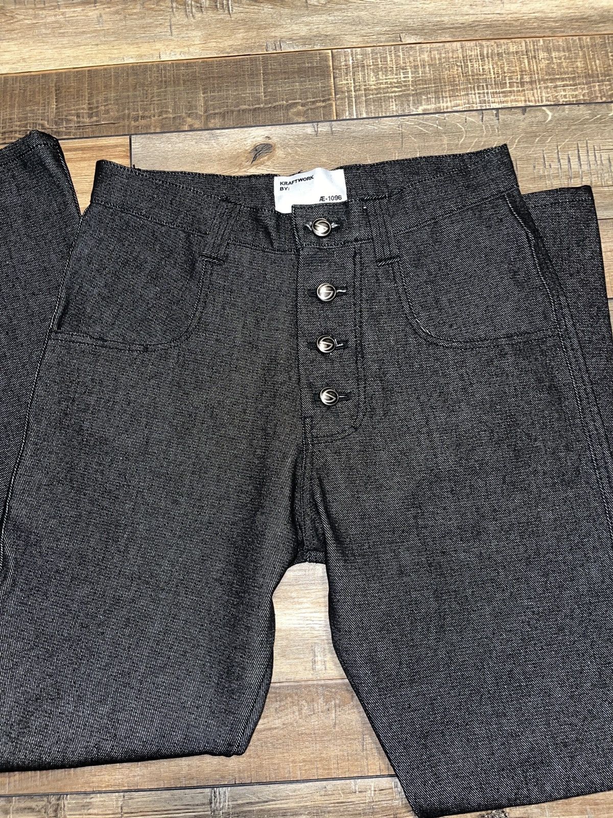 Other Kraftwork Raw Denim Flare Jeans Size US 30 / EU 46 - 3 Thumbnail
