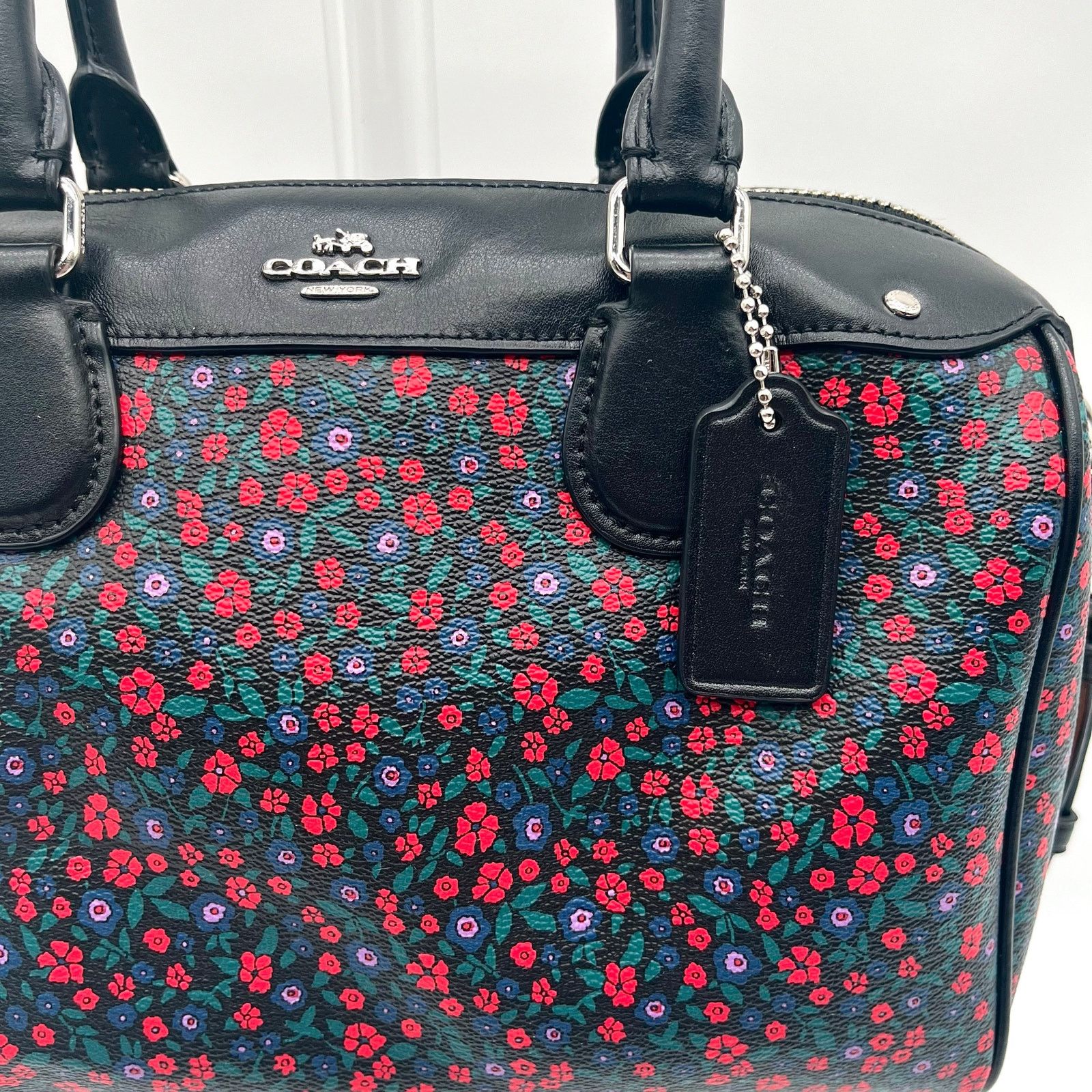 Coach COACH Leather Satchel Mini Bennett Floral Ranch RETAILS $295 Size ONE SIZE - 2 Thumbnail