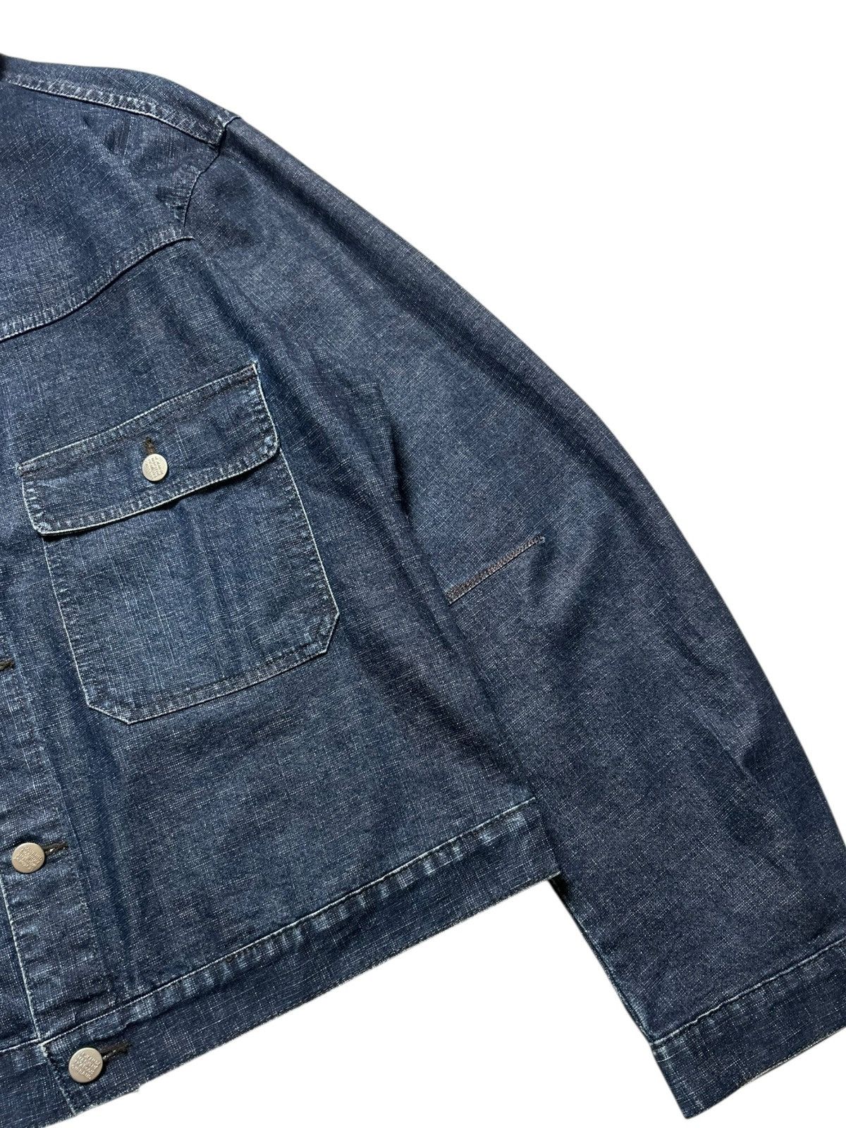 Marithe + Francois Girbaud Vintage Marithe Francois Girbaud Jacket Indigo Denim Trucker Size US L / EU 52-54 / 3 - 10 Thumbnail