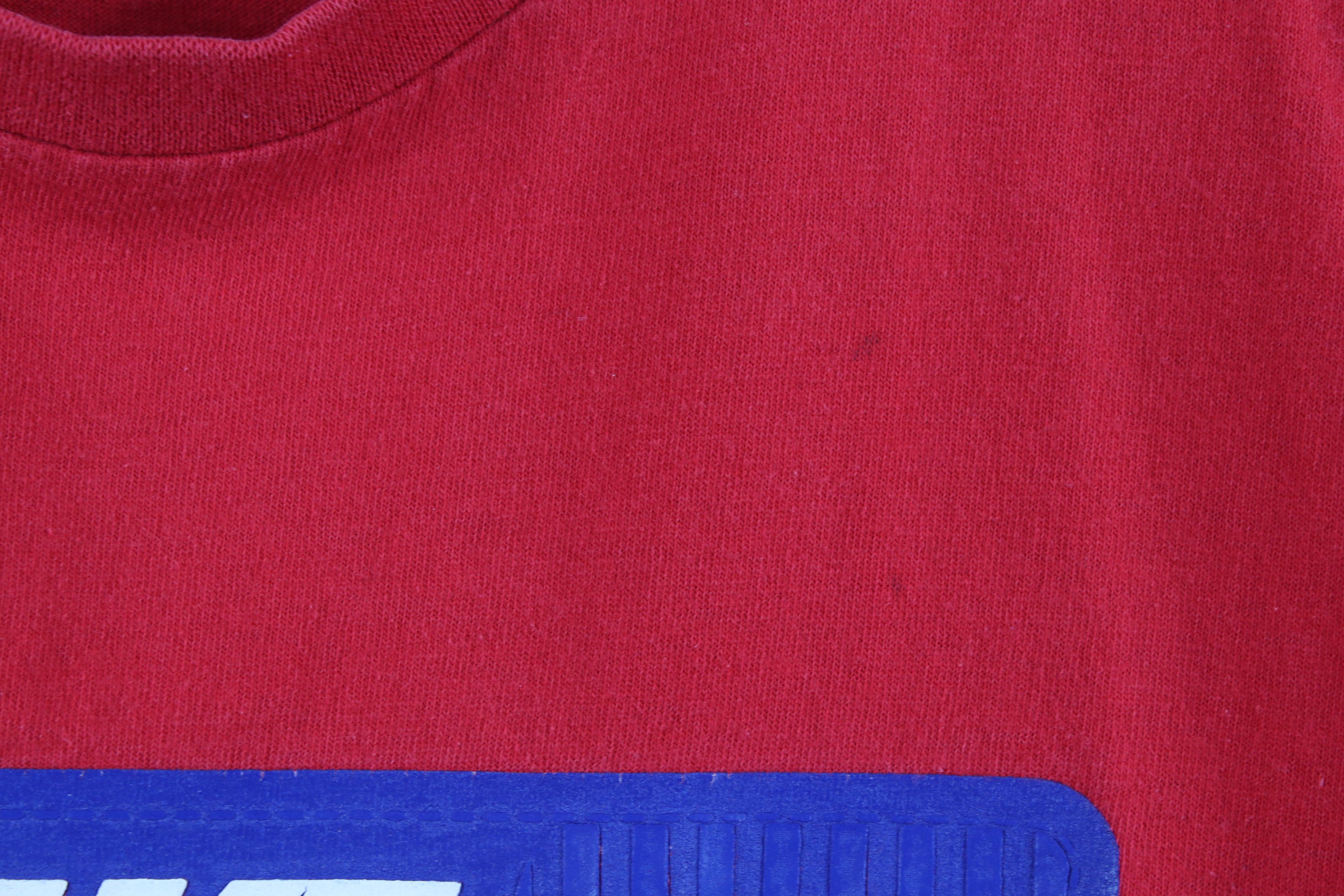 Nike Vintage Nike Spell Out Rubber Box Logo T-Shirt Red Cotton Size US XXL / EU 58 / 5 - 5 Thumbnail