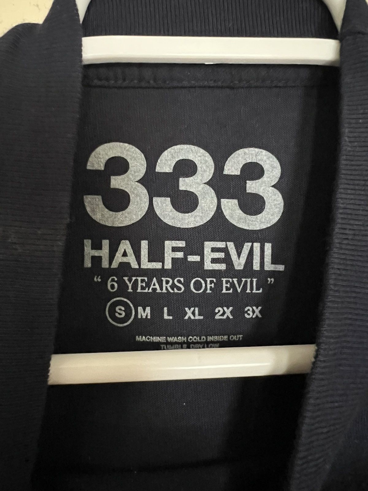 Half Evil Half Evil 333 Kinda Soft Tee Size US S / EU 44-46 / 1 - 3 Thumbnail