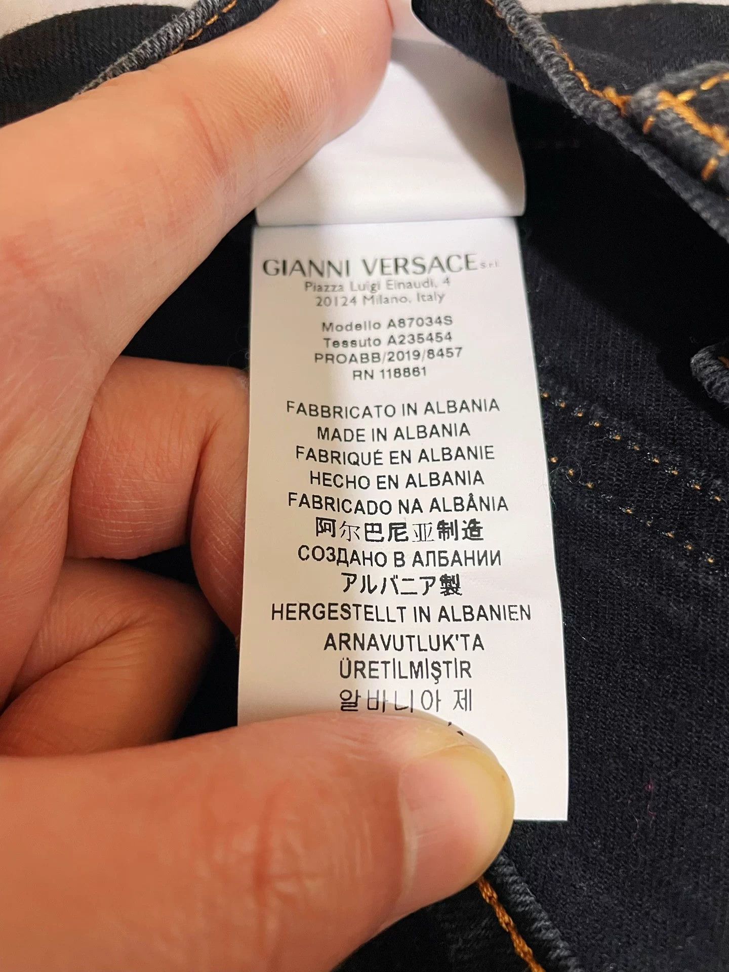 Versace Versace Baroque Limited 31W Jeans 95 New Size US 31 - 8 Thumbnail