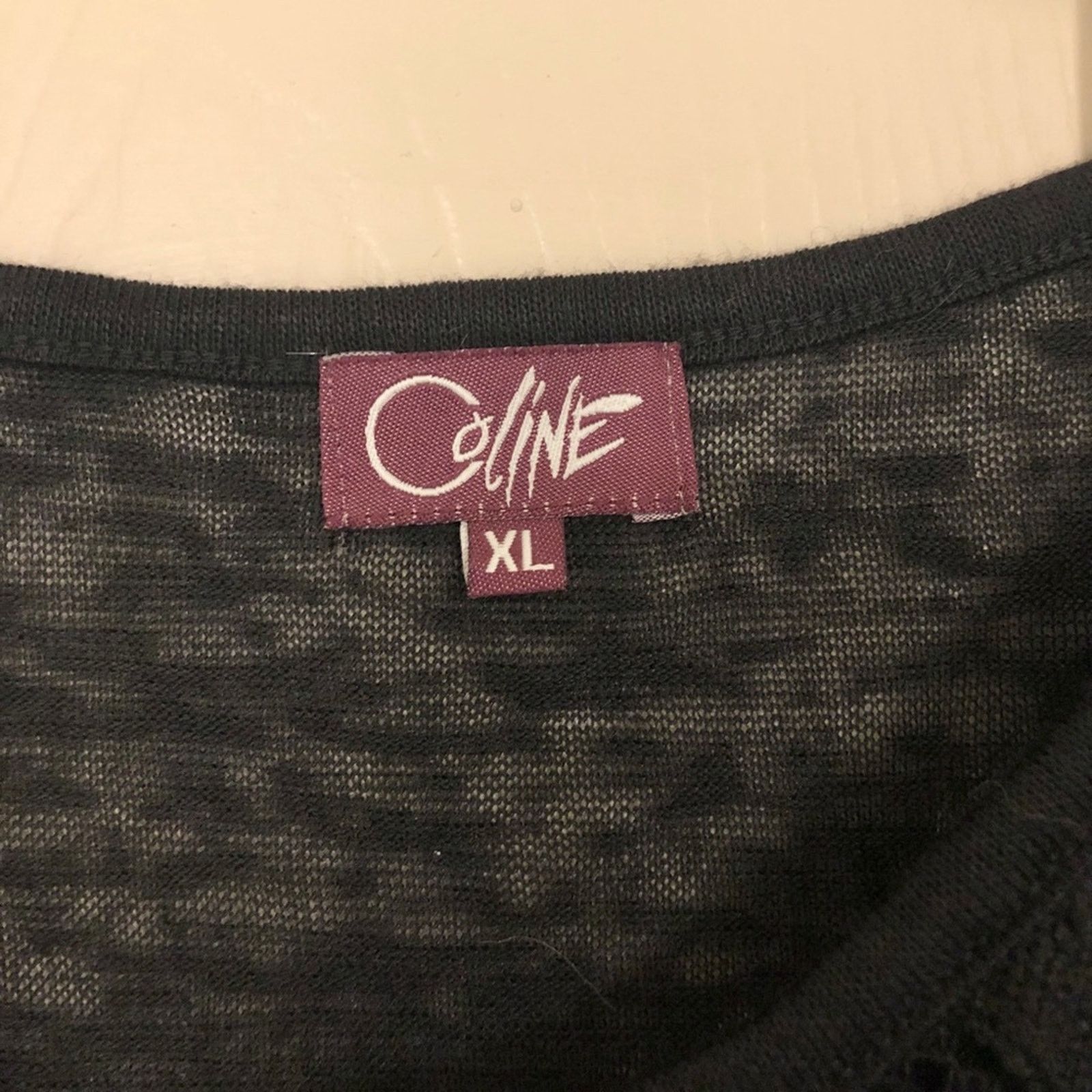 Other 🔴 3 for $15 Coline Black Geo Mesh Overlay Tee Size XL / US 12-14 / IT 48-50 - 4 Thumbnail