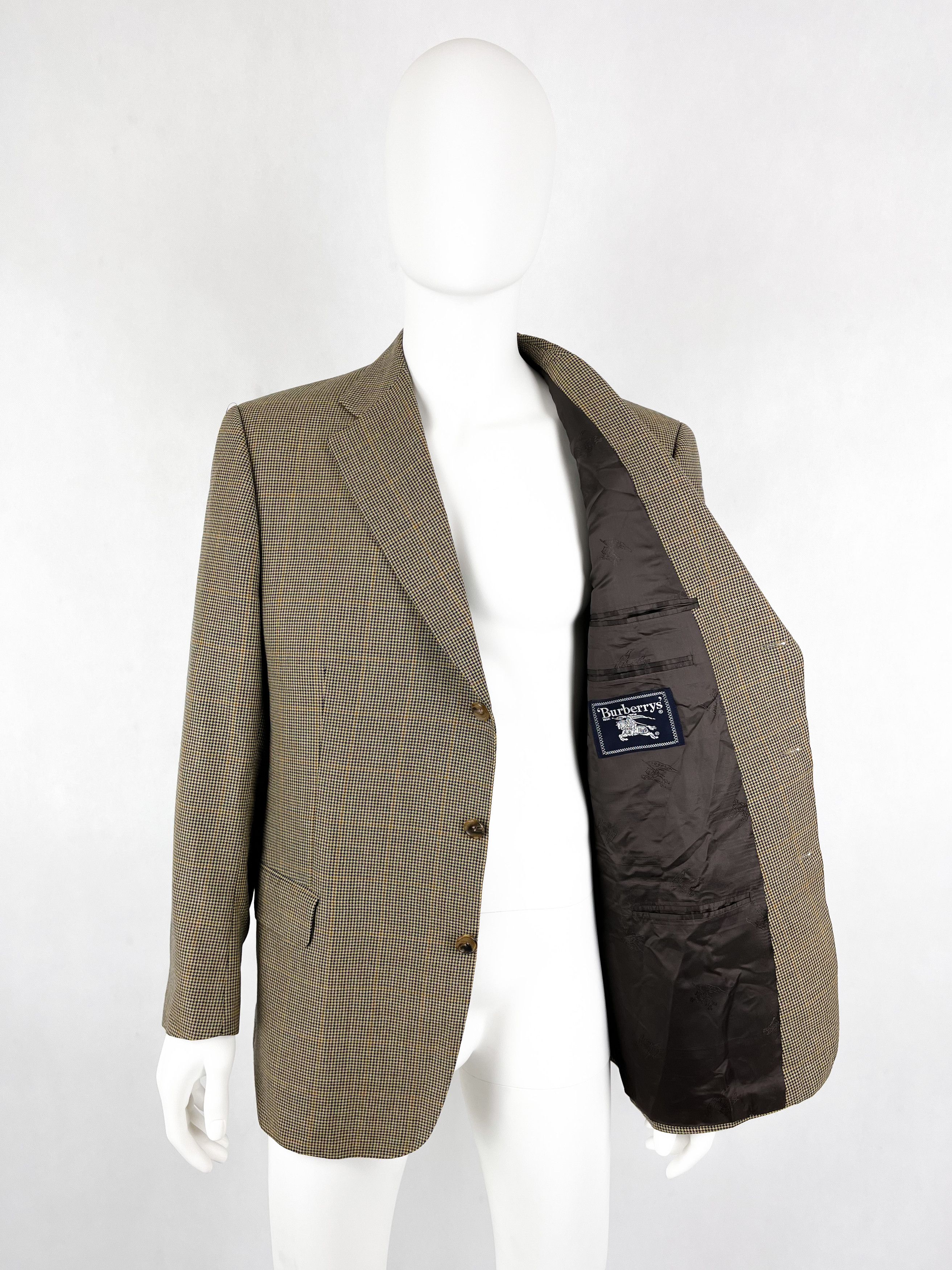 image of Burberry Wool Jacket Suit Blazer in Beige, Men's (Size 54R)