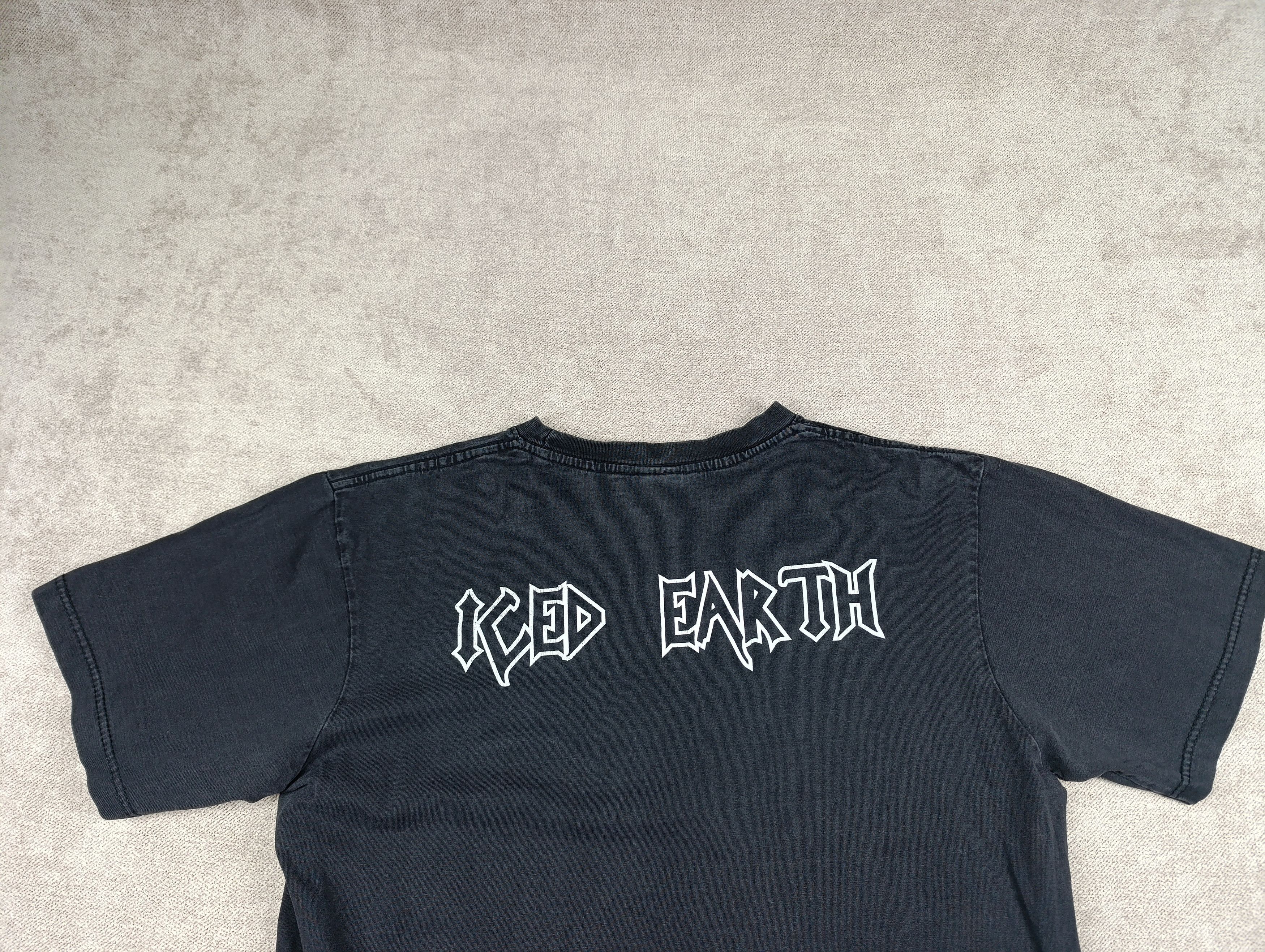 Vintage ICED EARTH “PLAGUES OF BABYLON” 2014 ALBUM GRAPHIC BAND TEE Size US L / EU 52-54 / 3 - 14 Thumbnail