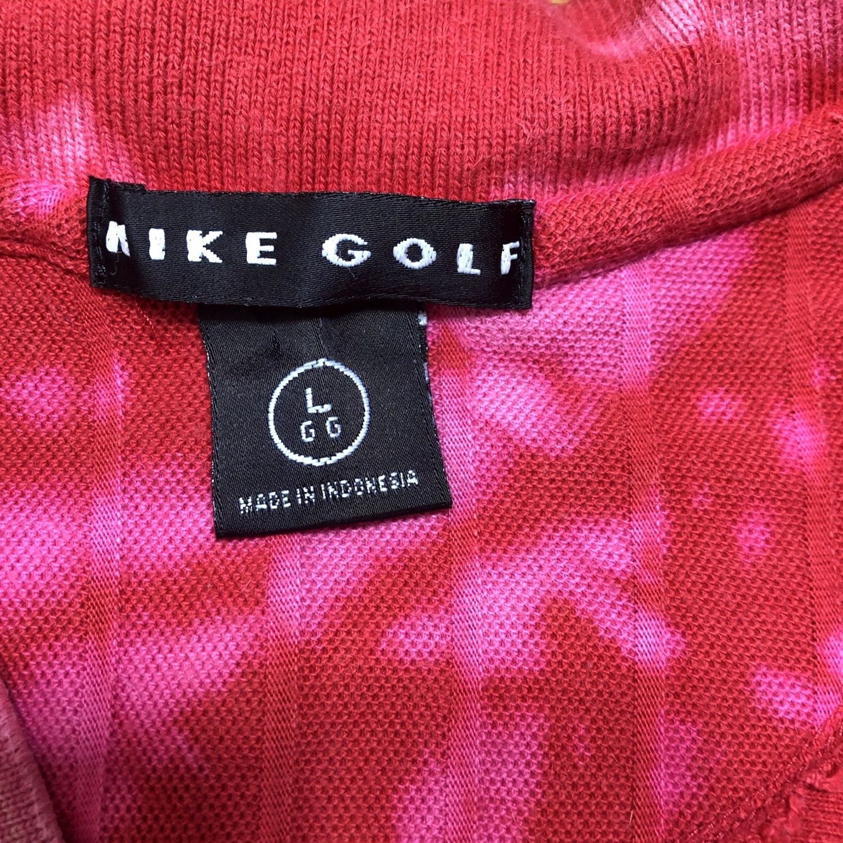 Nike VINTAGE Nike Polo Shirt L Acid Wash Tie Dye Red 1 Of 1 Custom Golfing Mens Size US L / EU 52-54 / 3 - 5 Thumbnail