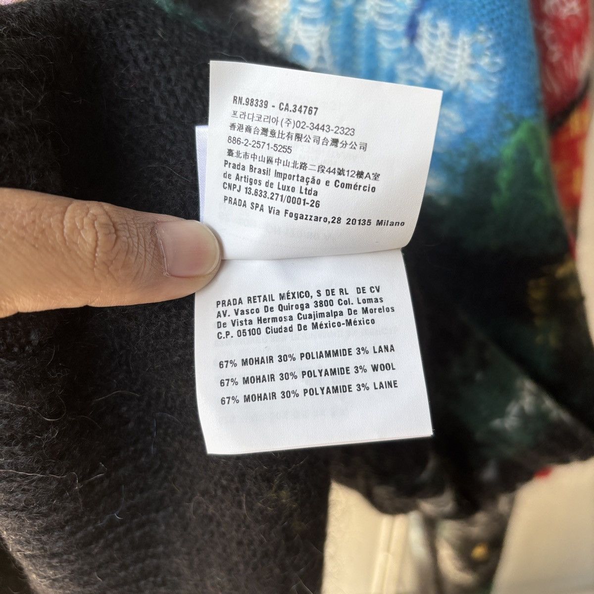 Miu Miu Miu Miu Roses Intarsia Mohair Sweater Size ONE SIZE - 21 Thumbnail