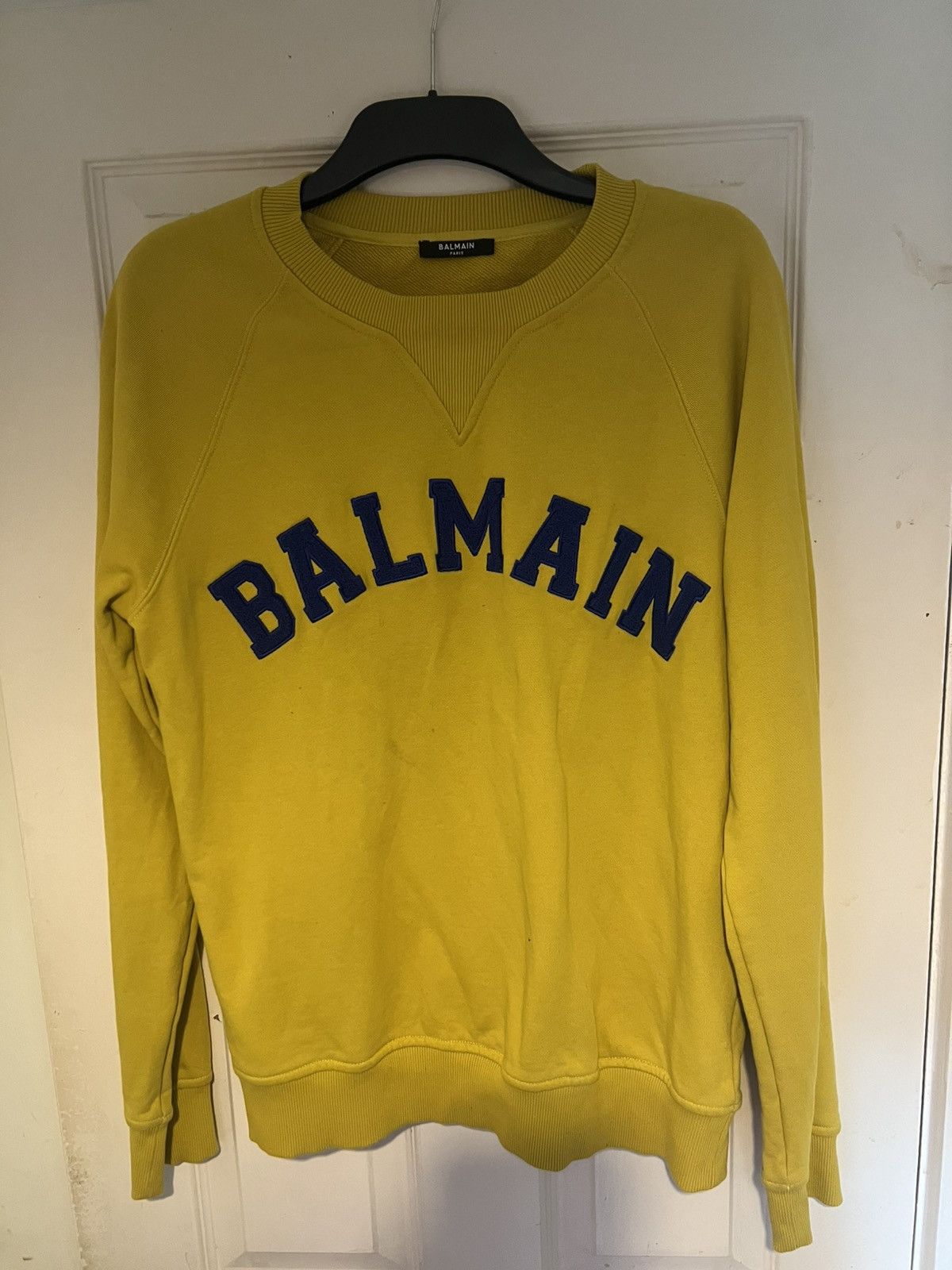 Balmain University Logo-embroidered Sweatshirt Size US L / EU 52-54 / 3 - 1 Thumbnail