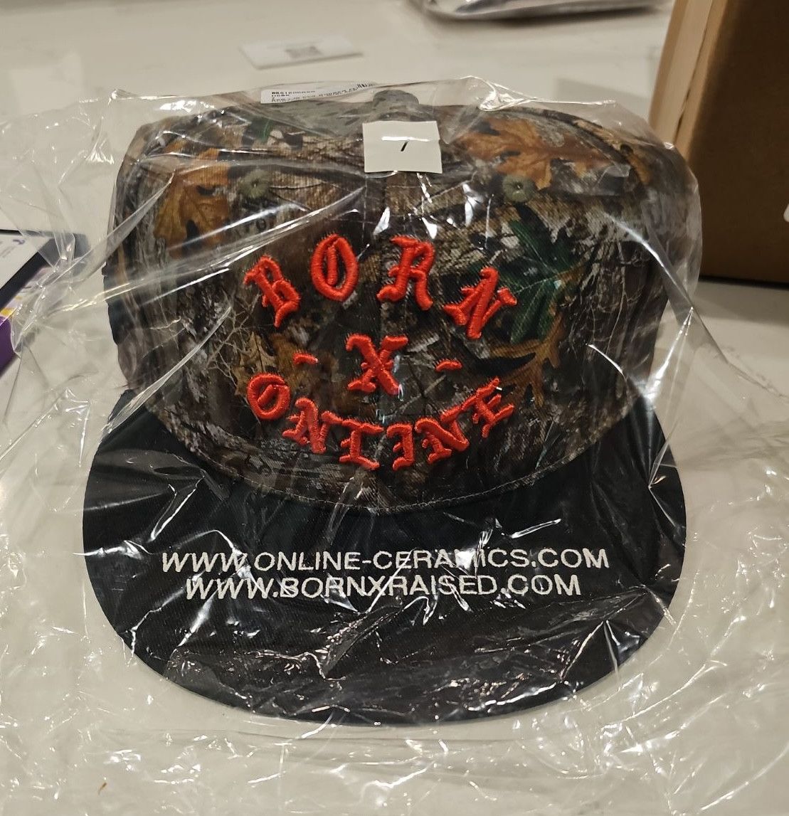 Born X Raised × Online Ceramics Born Online Fitted Camo Hat Sz 7 Size ONE SIZE - 7 Thumbnail