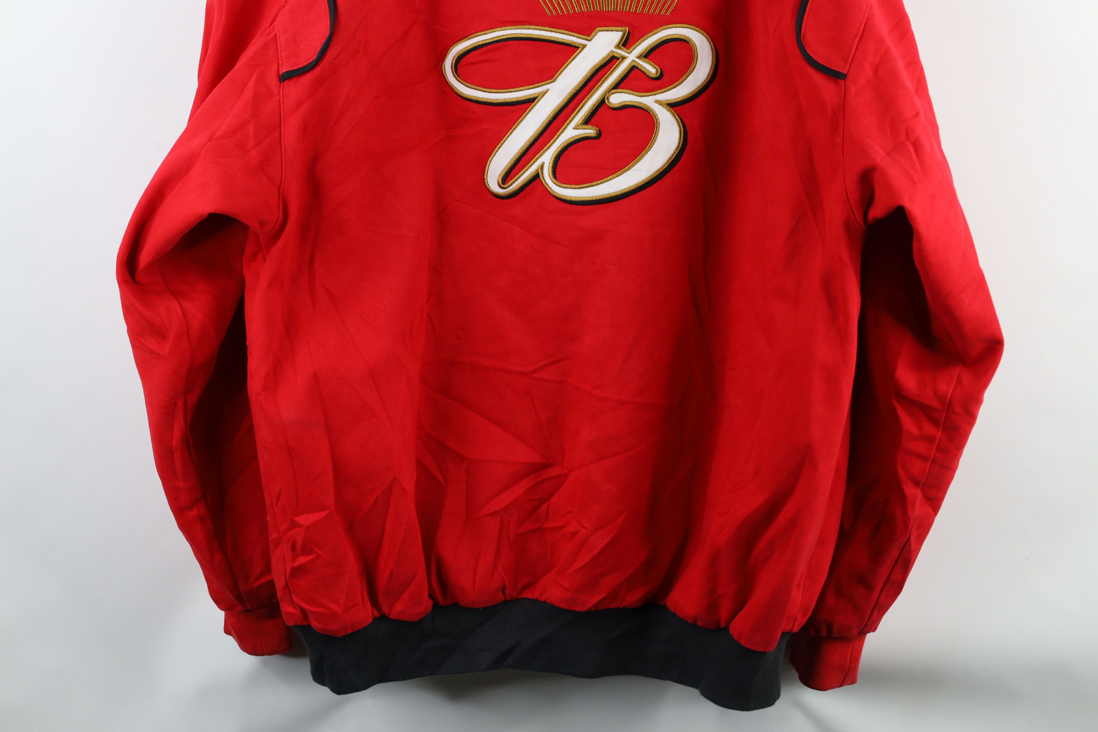 Vintage Vintage NASCAR Budweiser Dale Earnhardt Jr Pit Crew Jacket Size ONE SIZE - 24 Thumbnail