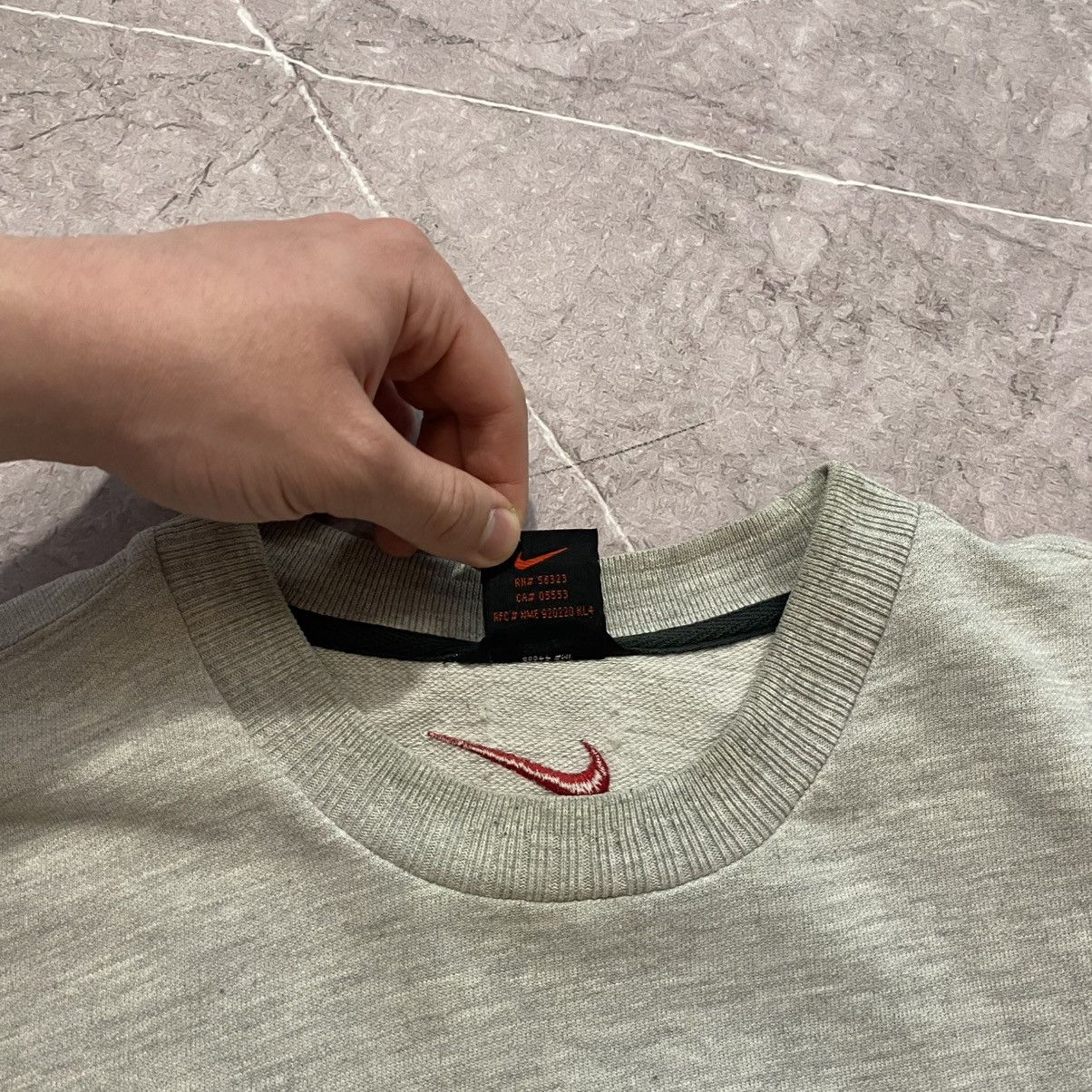 Nike × Vintage VINTAGE NIKE SWEATSHIRT BIG LOGO GREY 90s Size US M / EU 48-50 / 2 - 8 Thumbnail
