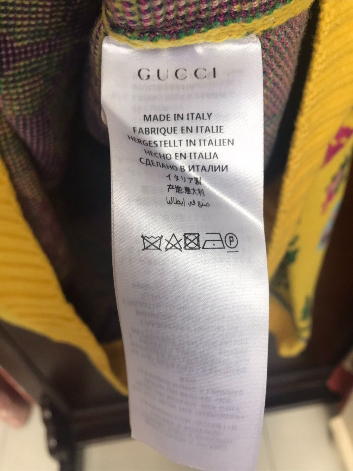 Gucci Gucci runway printed sweater wool Size US L / EU 52-54 / 3 - 8 Thumbnail