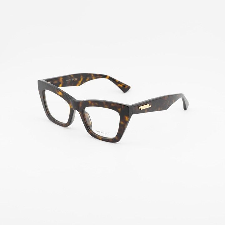 Bottega Veneta Bottega Veneta BV1215O 002 Eyeglasses Havana 50mm Cat Eye Size ONE SIZE - 1 Thumbnail