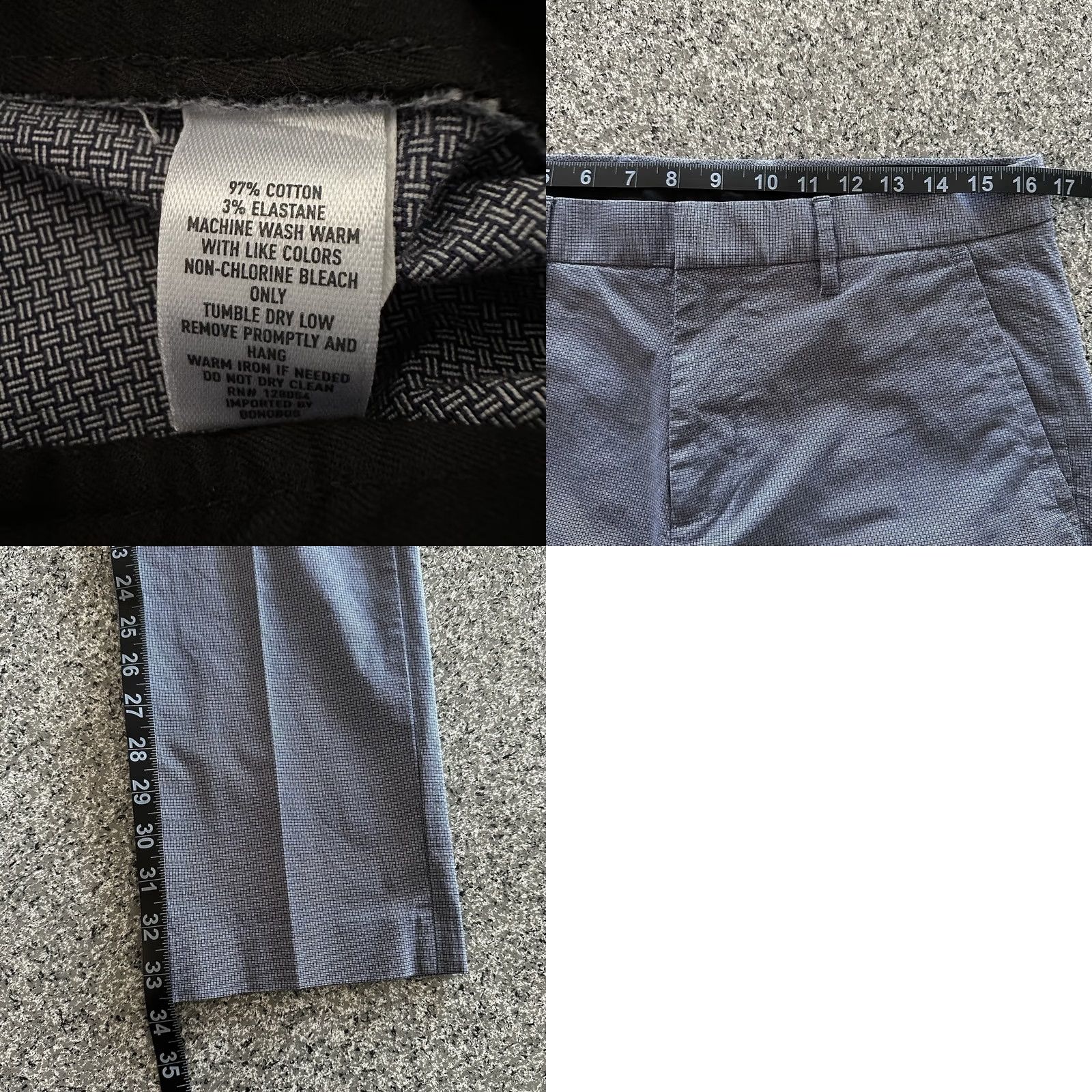 Bonobos Bonobos Weekday Warrior Bonobos Pants Men 32x34 Chino Stretch Straight Blue 32 Regular Mens Size US 32 / EU 48 - 8 Thumbnail