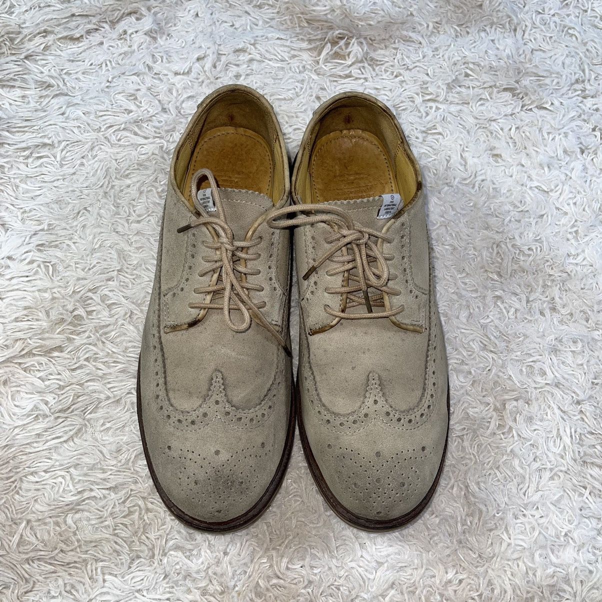 Visvim VISVIM PATRICIAN WT FOLK WINGTIP SUEDE SHOES Size US 10.5 / EU 43-44 - 3 Thumbnail