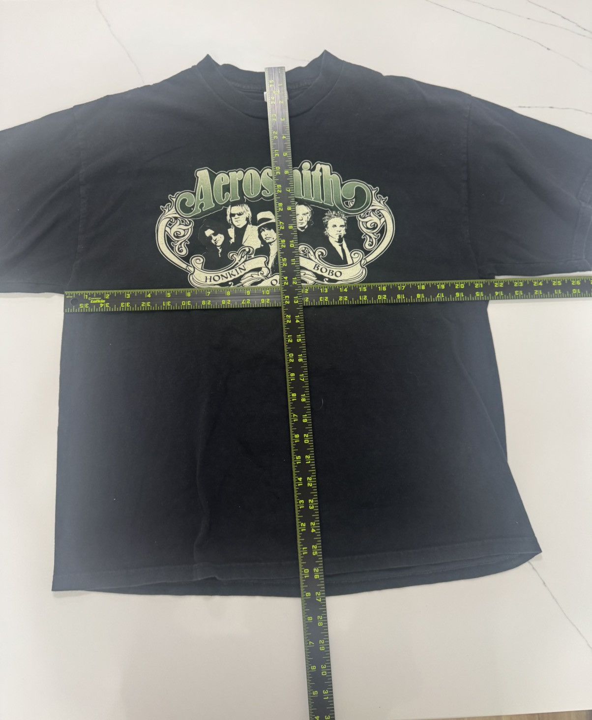 Delta Vintage Aerosmith “Honkin’ on Bobo” Band Tee 🎸 Size US XL / EU 56 / 4 - 5 Thumbnail