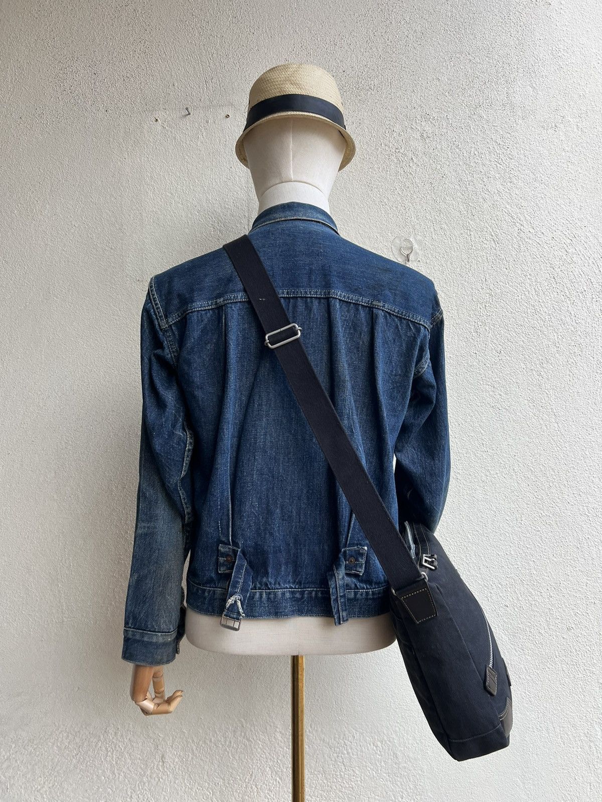 Katharine Hamnett London Vintage Katharine Hamnett London Hybrid Cotton Leather Bag Size ONE SIZE - 22 Thumbnail
