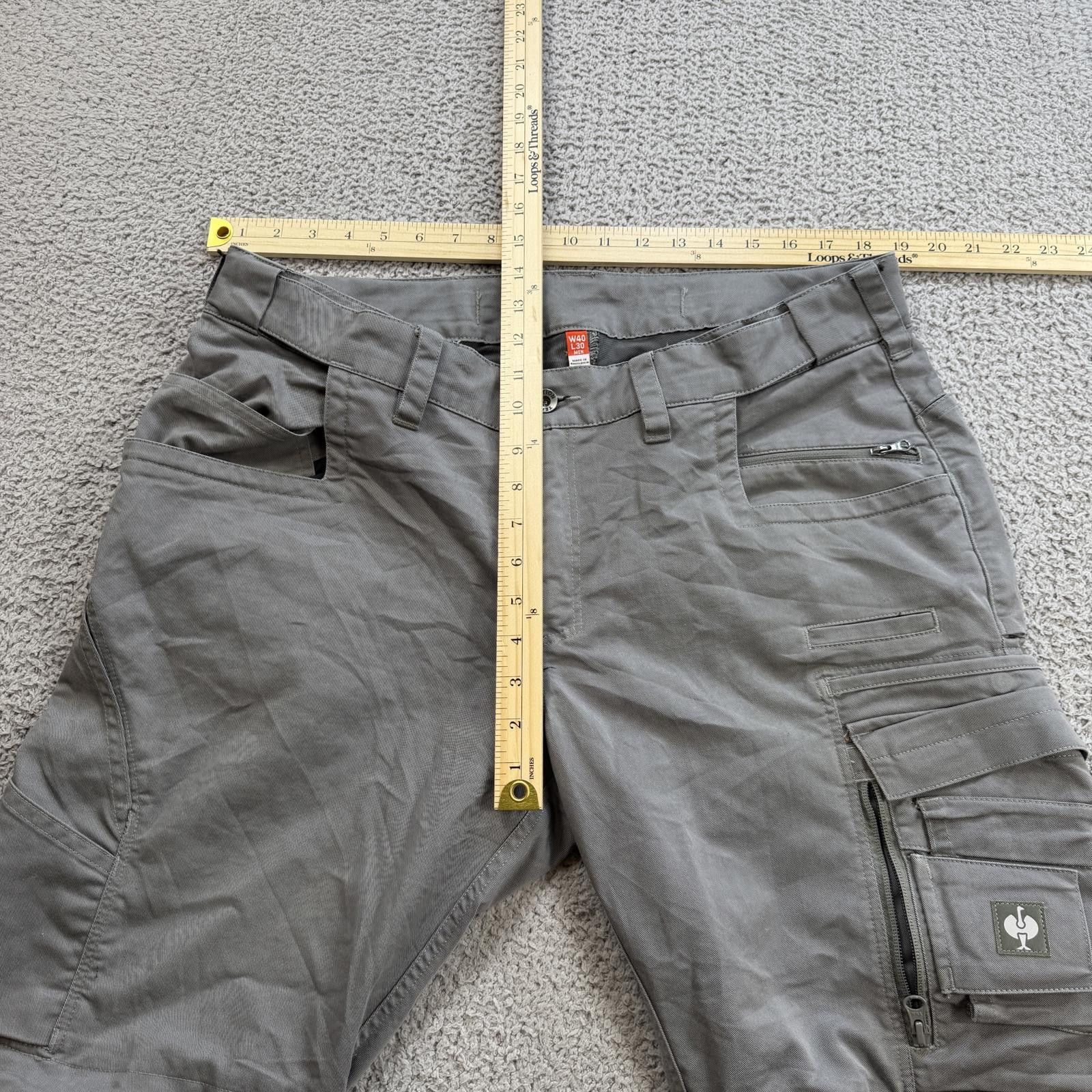 Other Engelbert Strauss Motion Ten Workwear Cargo Pants Gray 40x30 Size US 40 / EU 56 - 3 Thumbnail