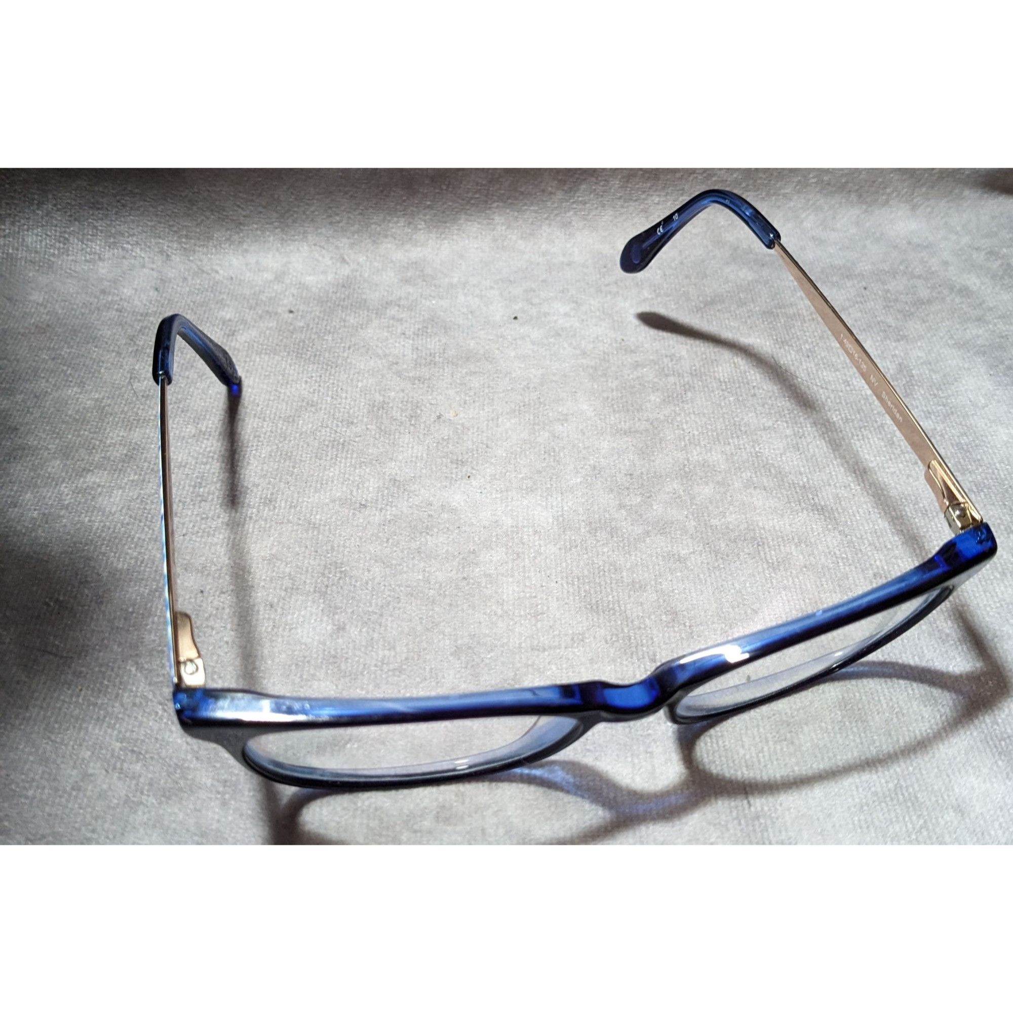 Lilly Pulitzer Lily Pulitzer Sheridan Blue And White Floral Eyeglass Frames Size ONE SIZE - 5 Thumbnail
