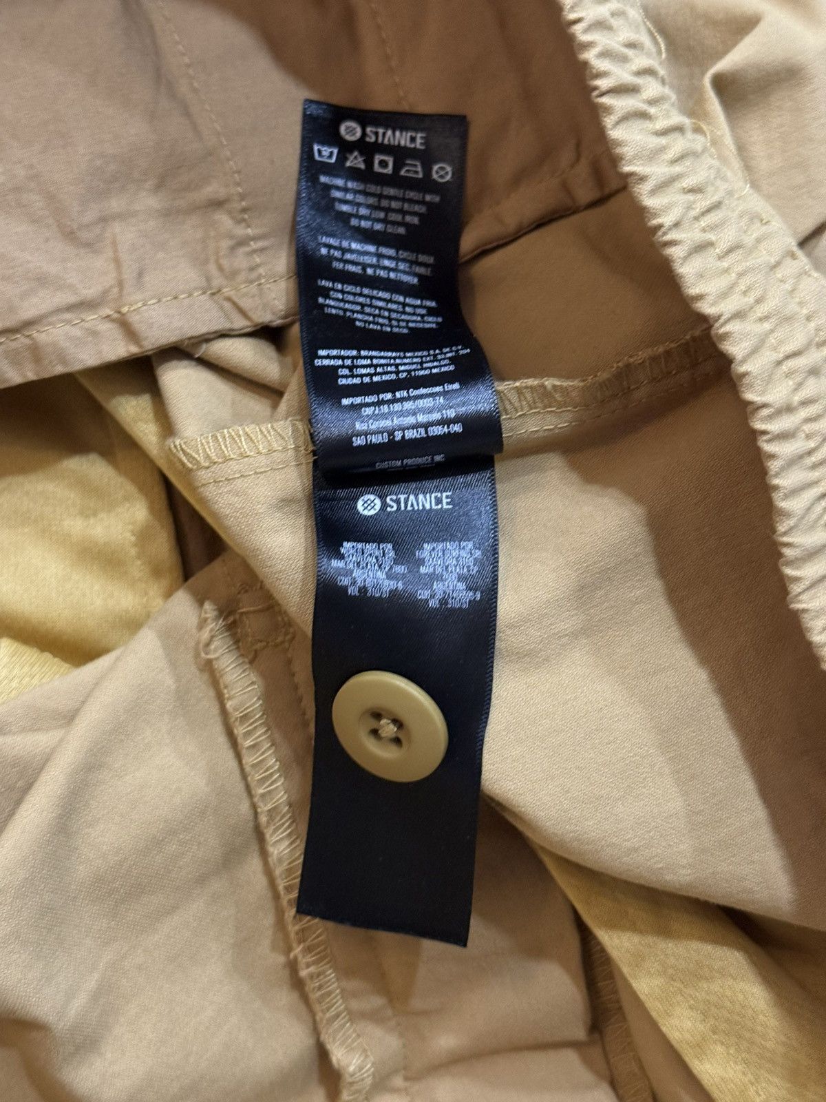 Stance Socks Men's Stance Compound Chino ShortsFreshtek Khaki Sz L Large Size US 36 / EU 52 - 7 Thumbnail
