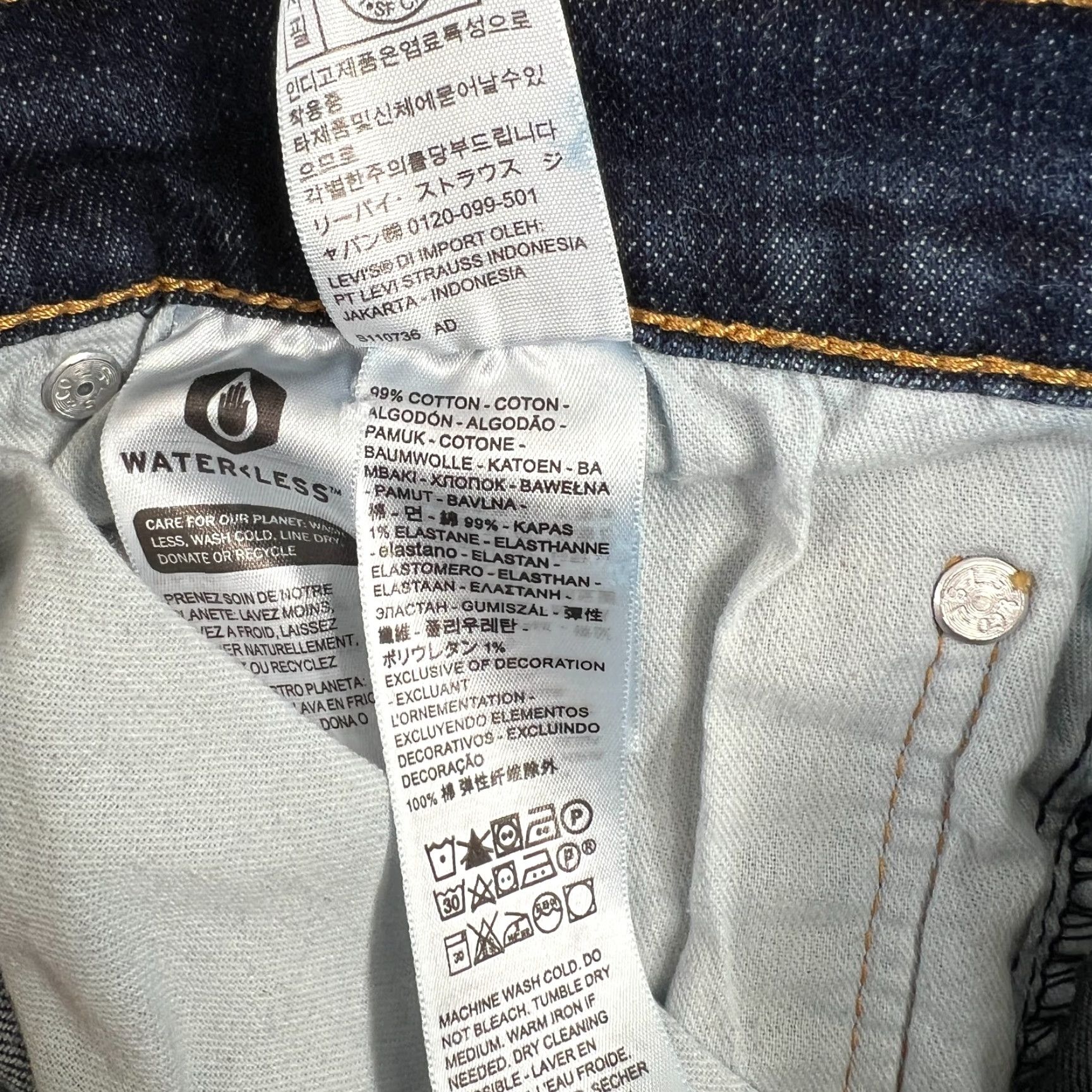 Levi's Levi's 541 Men’s 38x34 Jeans Athletic Tapered Fit Dark Wash Denim 5-Pocket Men’s G Size US 38 / EU 54 - 7 Thumbnail