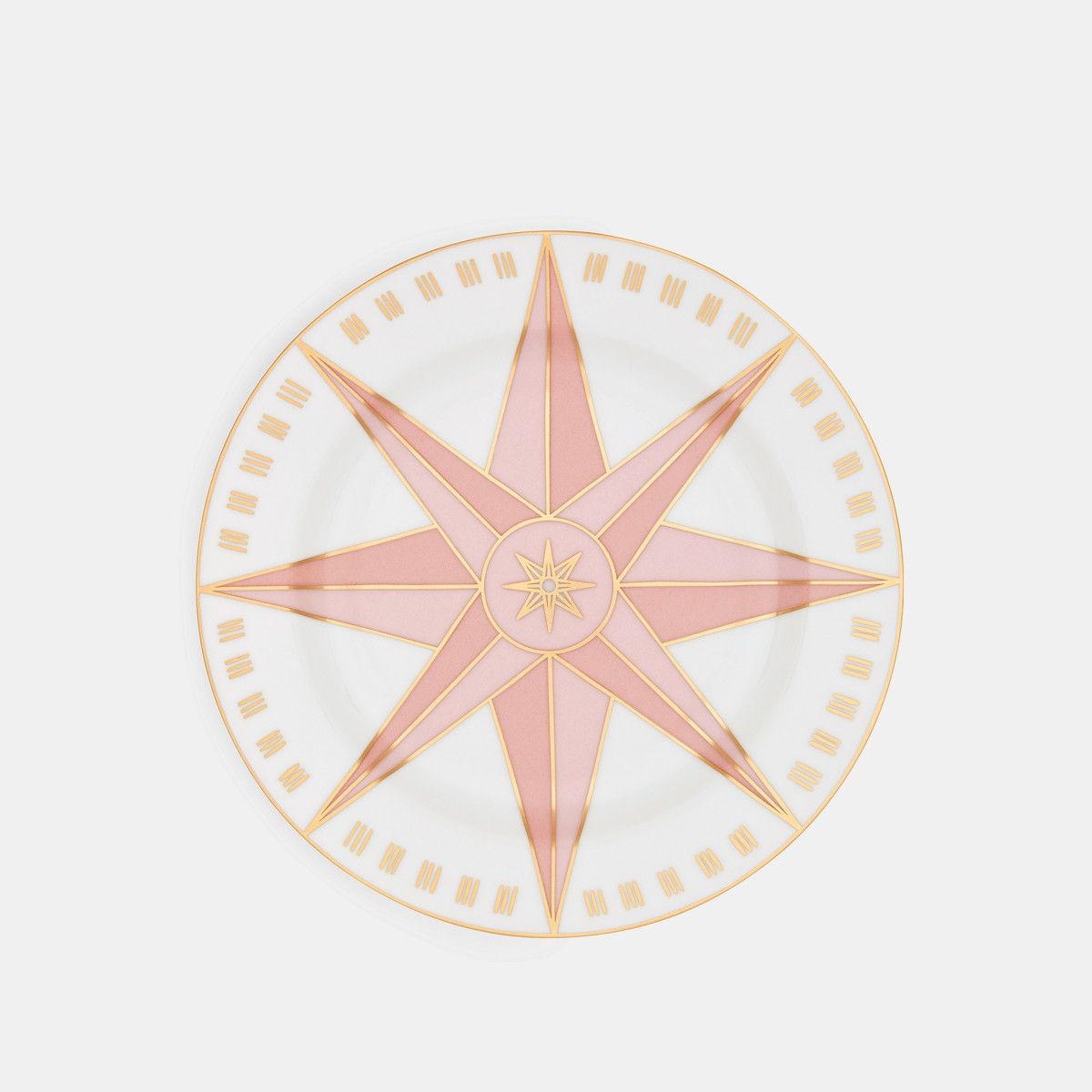 Dior o1bcso1str0226 Size:OS/Dessert Plate in White/Pink Size ONE SIZE - 1 Thumbnail