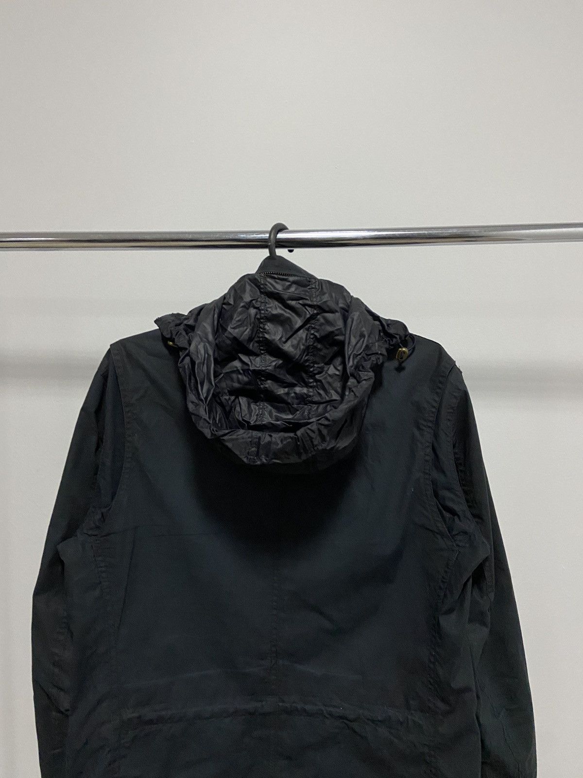 Barbour × Vintage Barbour Tailored Sapper Wax vintage hooded jacket Size US S / EU 44-46 / 1 - 4 Thumbnail
