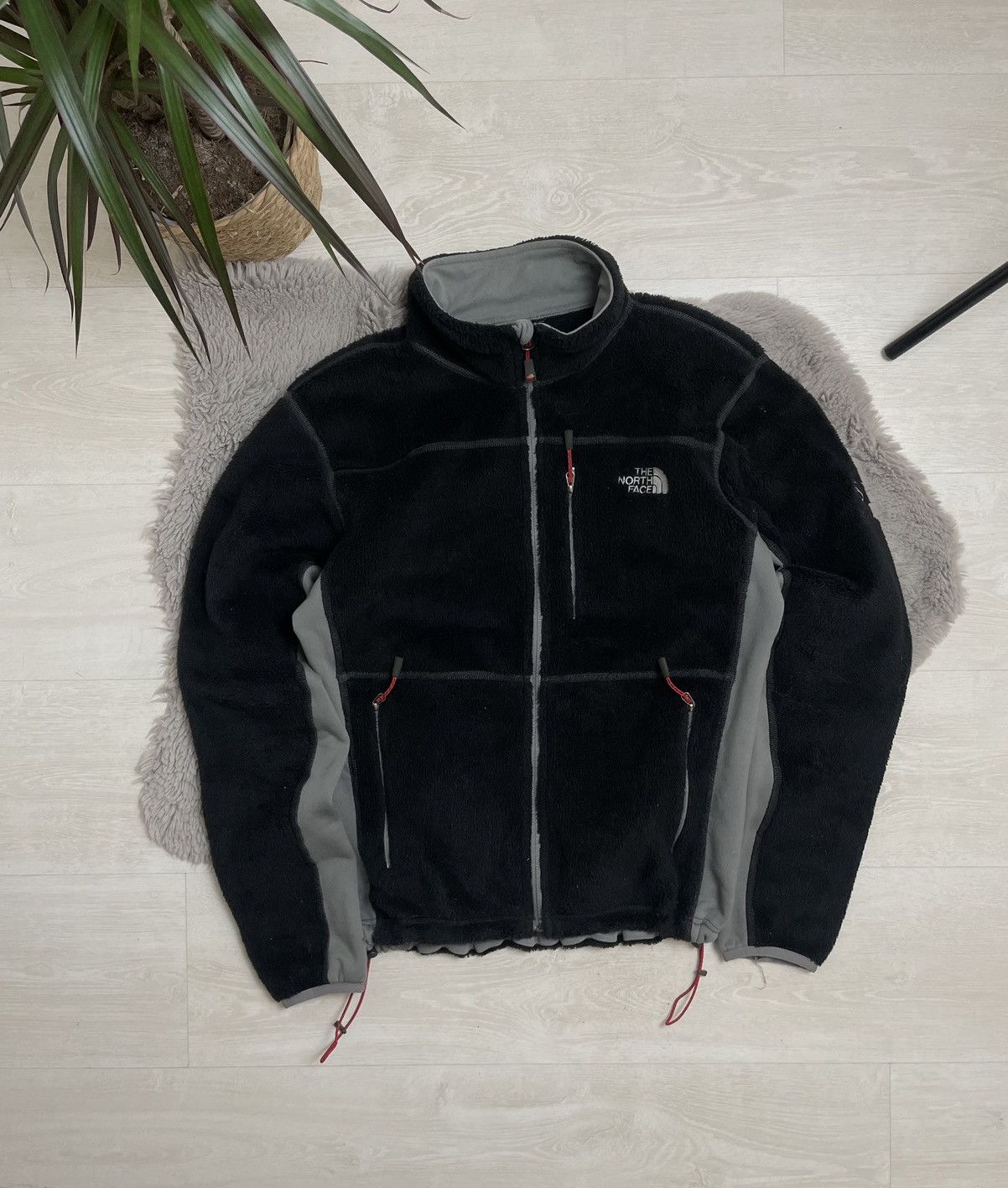 The North Face × Vintage The North Face Vintage Fleece Jacket Oversized Center Logo Size US S / EU 44-46 / 1 - 1 Thumbnail