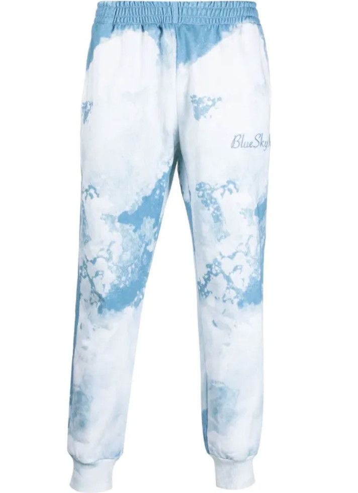 Other Blue Sky Inn Tie Dye Sweatpants Blue / White ( M ) Size US 32 / EU 48 - 2 Thumbnail