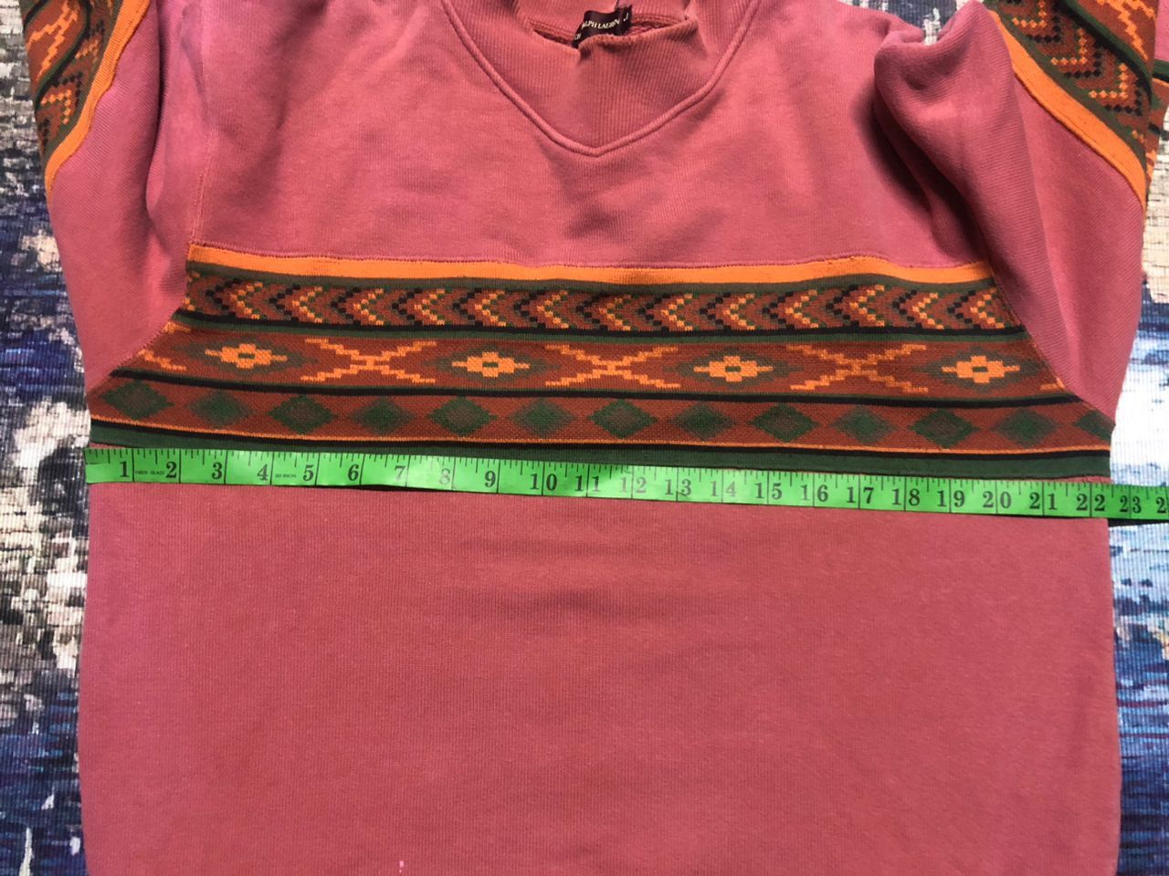 Chaps Ralph Lauren 90s Chaps Ralph Lauren Native Sweatshirt Stain Distressed Size US M / EU 48-50 / 2 - 18 Thumbnail