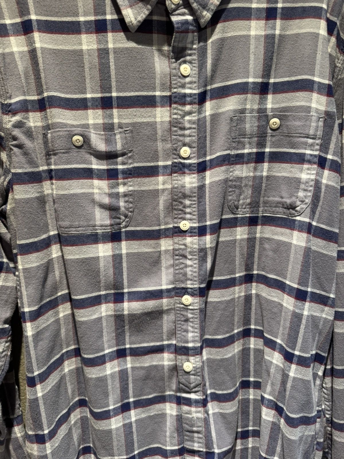 Lucky Brand Lucky Brand Grey Flannel Navy Red Stripes Large Size US L / EU 52-54 / 3 - 3 Thumbnail