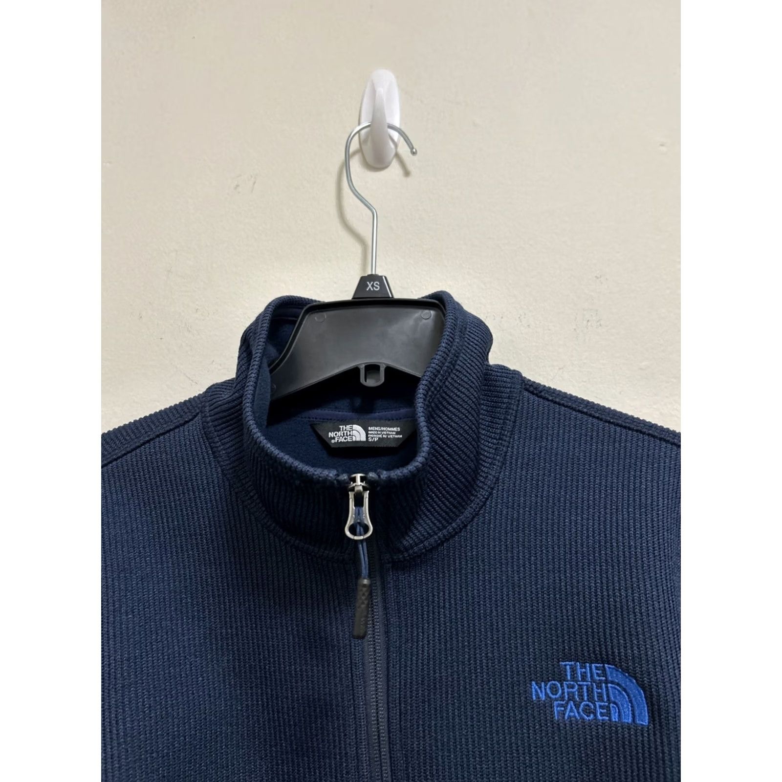 The North Face The North Face Krestwood Jacket Mens Small Blue Ribbed Full Zip Pockets Logo Embroidered Lined Knit Zip Pockets Stand-Up Collar Size US S / EU 44-46 / 1 - 4 Thumbnail
