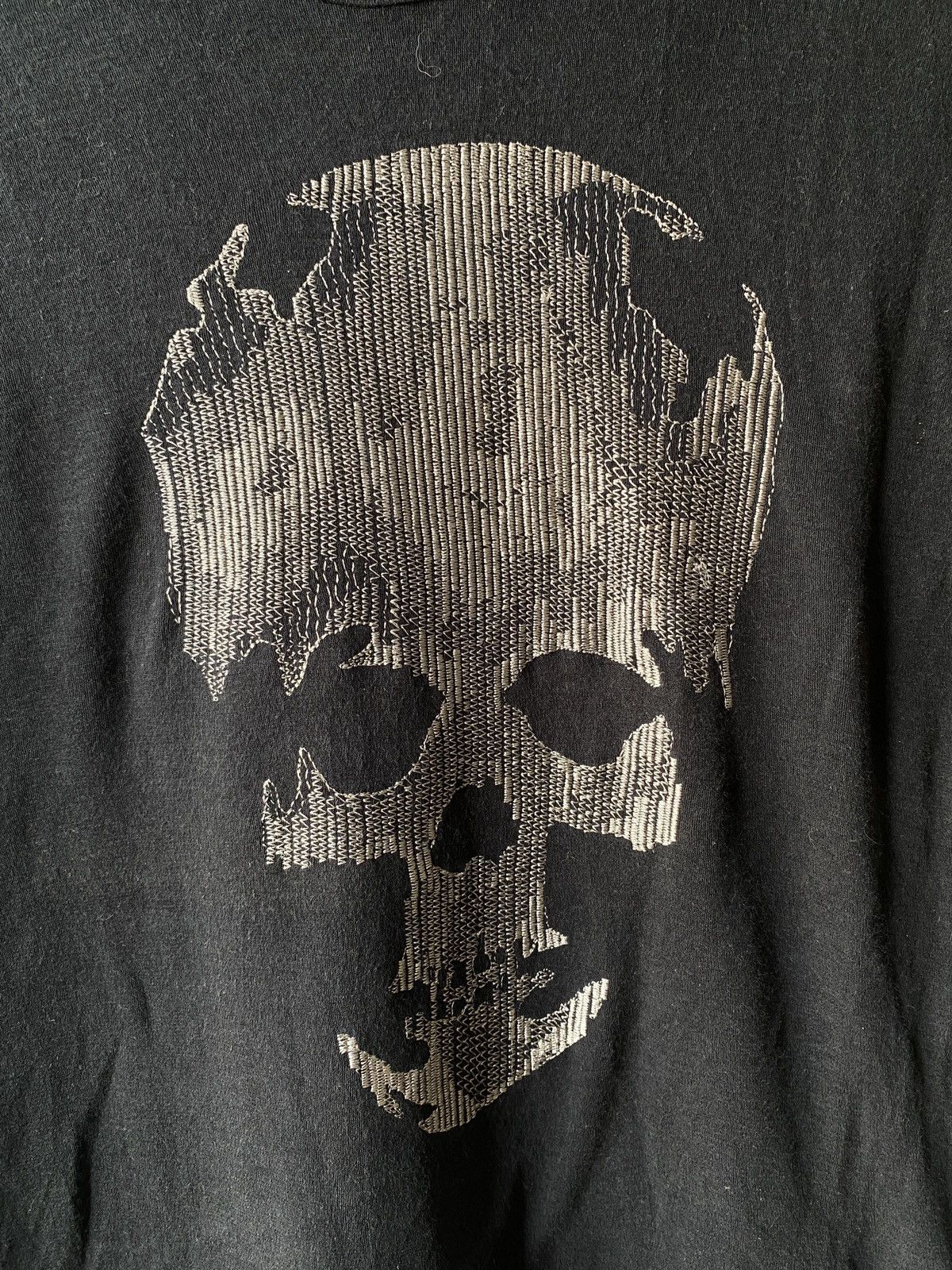If Six Was Nine Three Hundred Thirty Days Skull Long Sleeve Strechable Tee Size US S / EU 44-46 / 1 - 4 Thumbnail