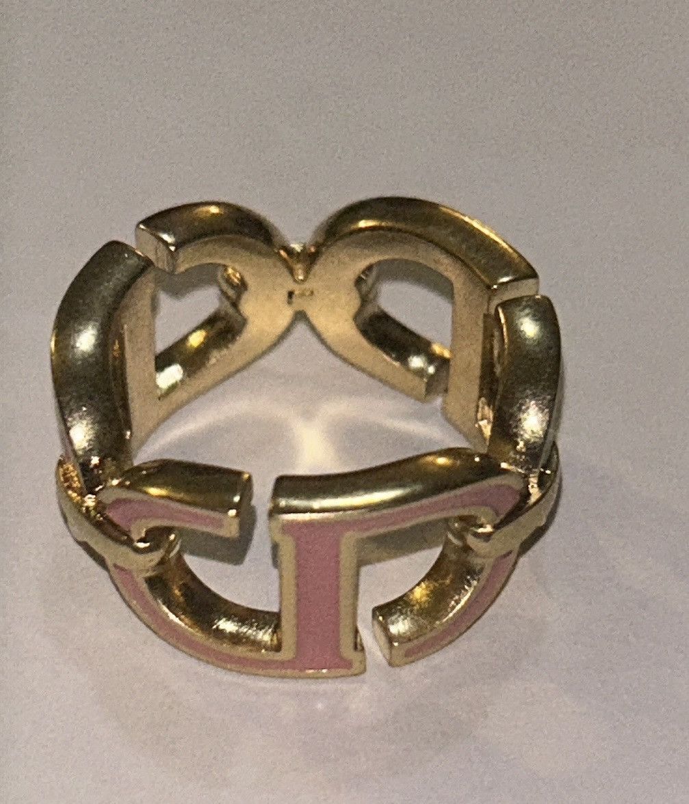 Dior Christian Dior 30 MONTAIGNE RING Gold-Finish Metal Lacquer Size ONE SIZE - 6 Thumbnail