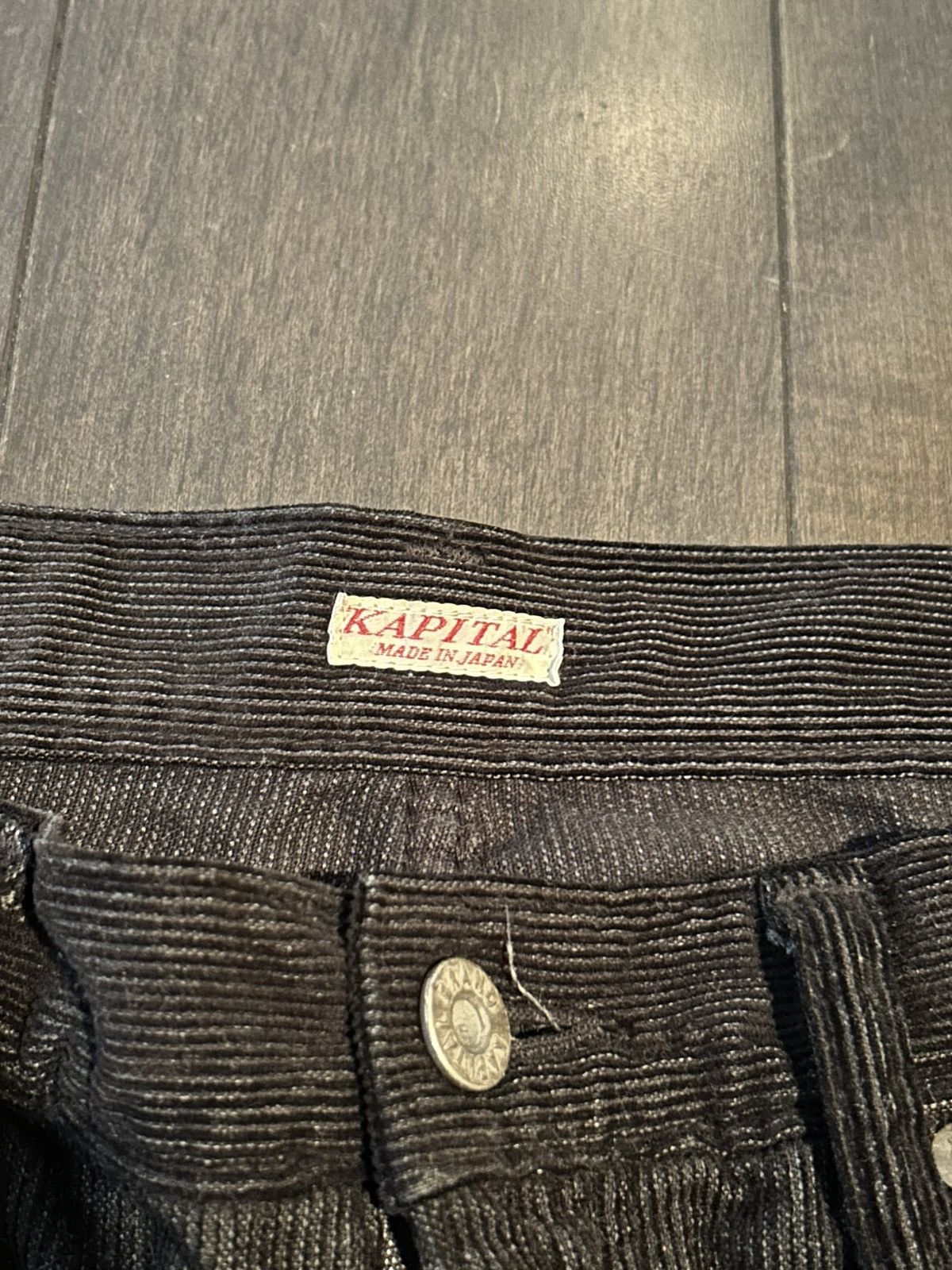 Kapital Kapital Gemstone Studded Black Denim Jeans Rare Authentic Size US 34 / EU 50 - 4 Thumbnail